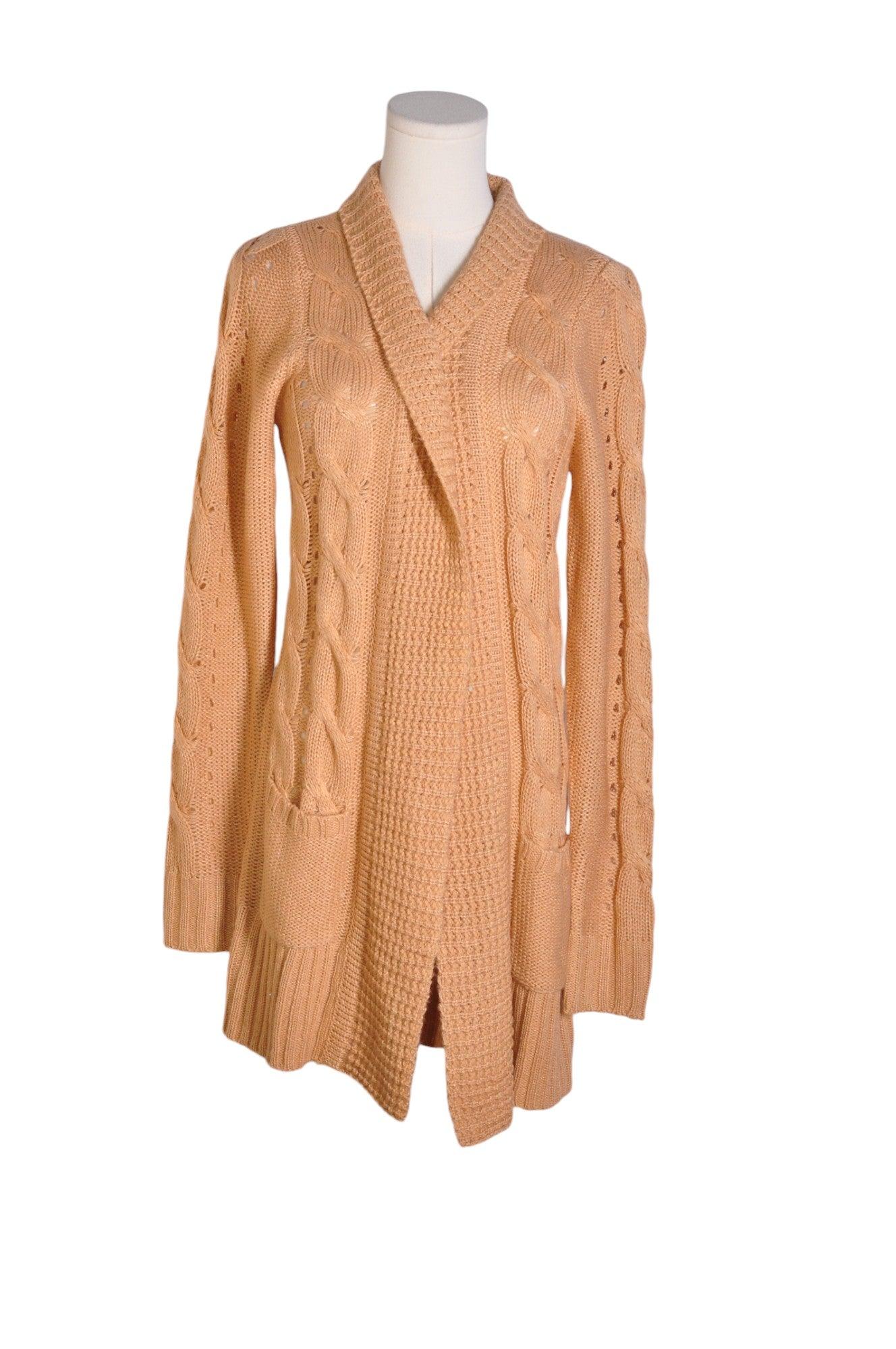 RICKI'S Stylish Women's Regular Fit Beige Cardigan - Size M
