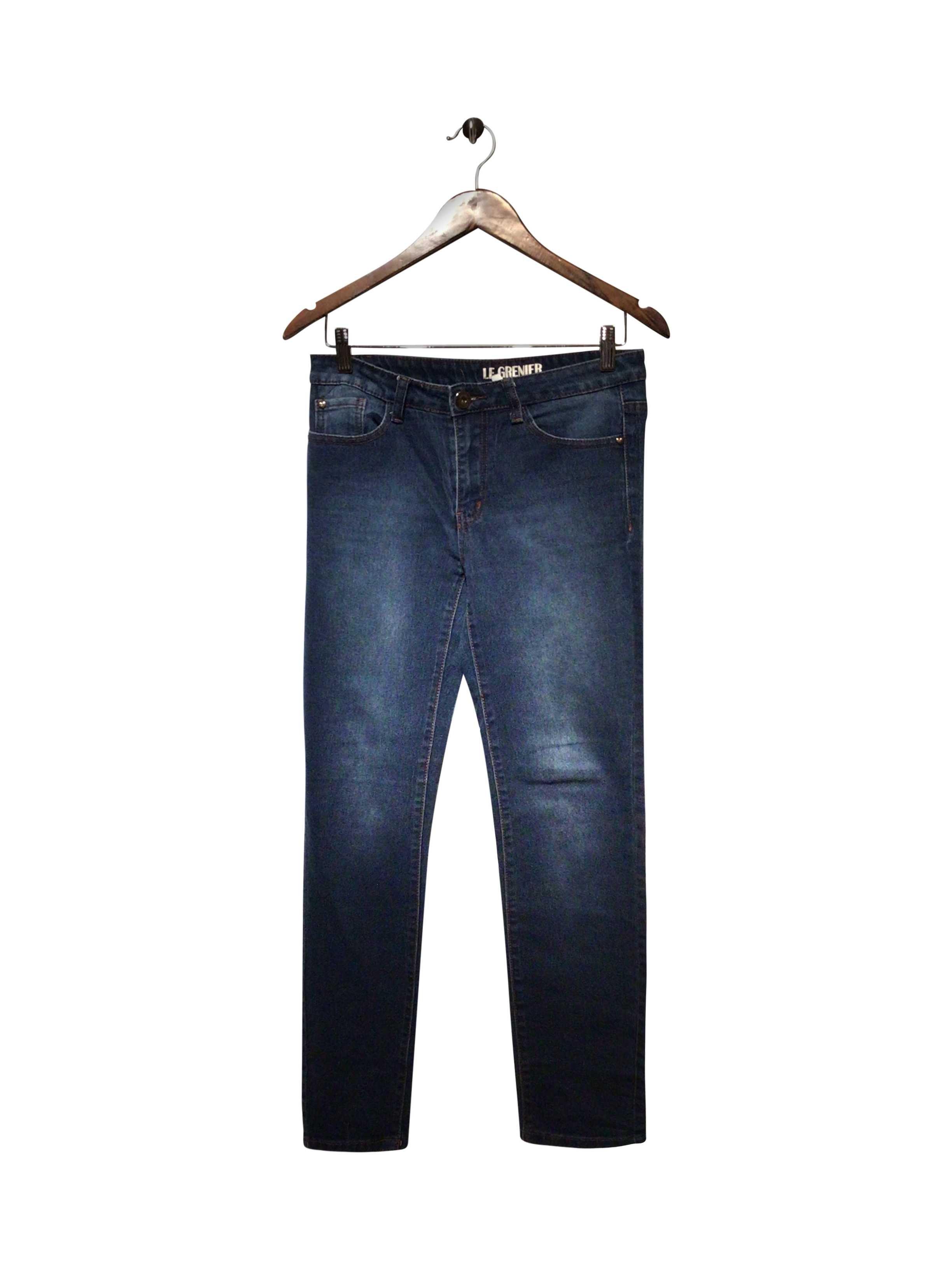 GRENIER Stylish Regular Fit Blue Straight - Legged Second - Hand Jean Size 5