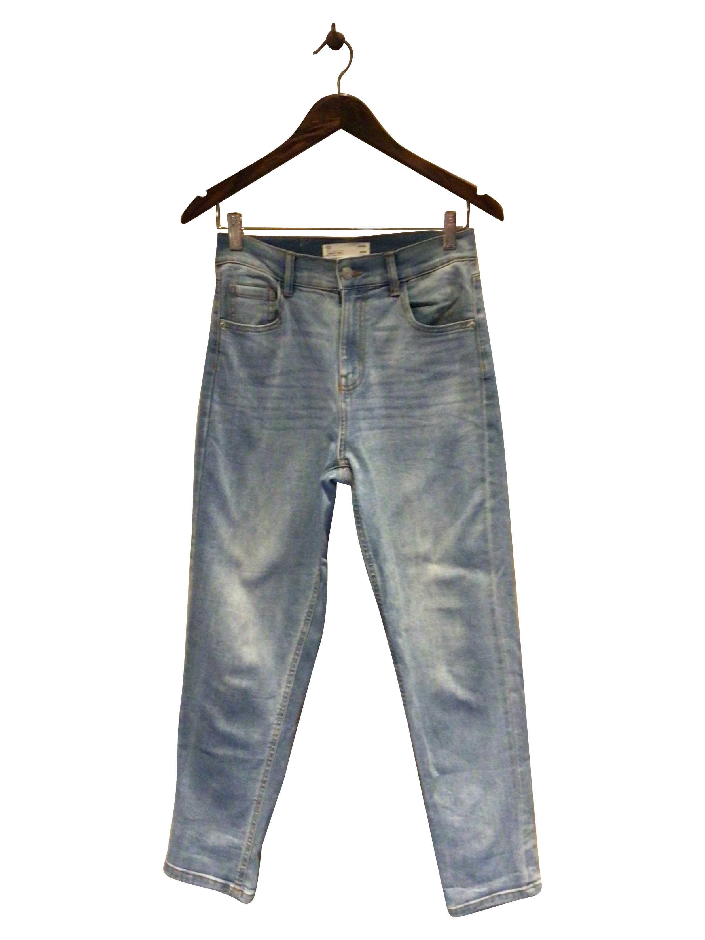 ARDENE Stylish Regular Fit Blue Straight - Legged Second - Hand Jean in Size 1
