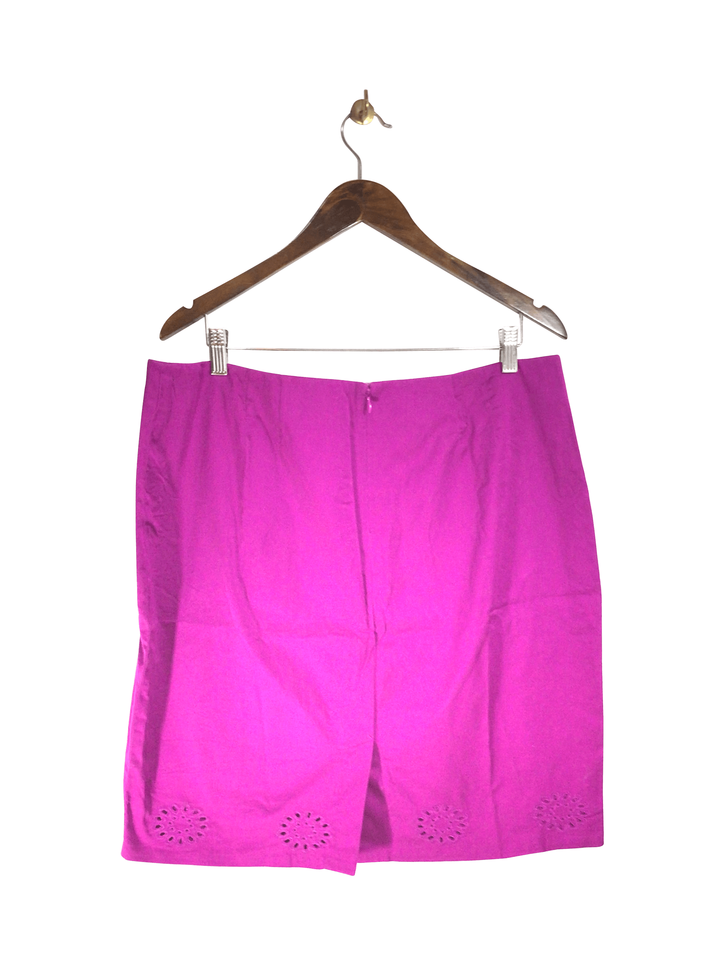 JONES & CO. Stylish Women's Purple Regular Fit Casual Skirt - Size 16