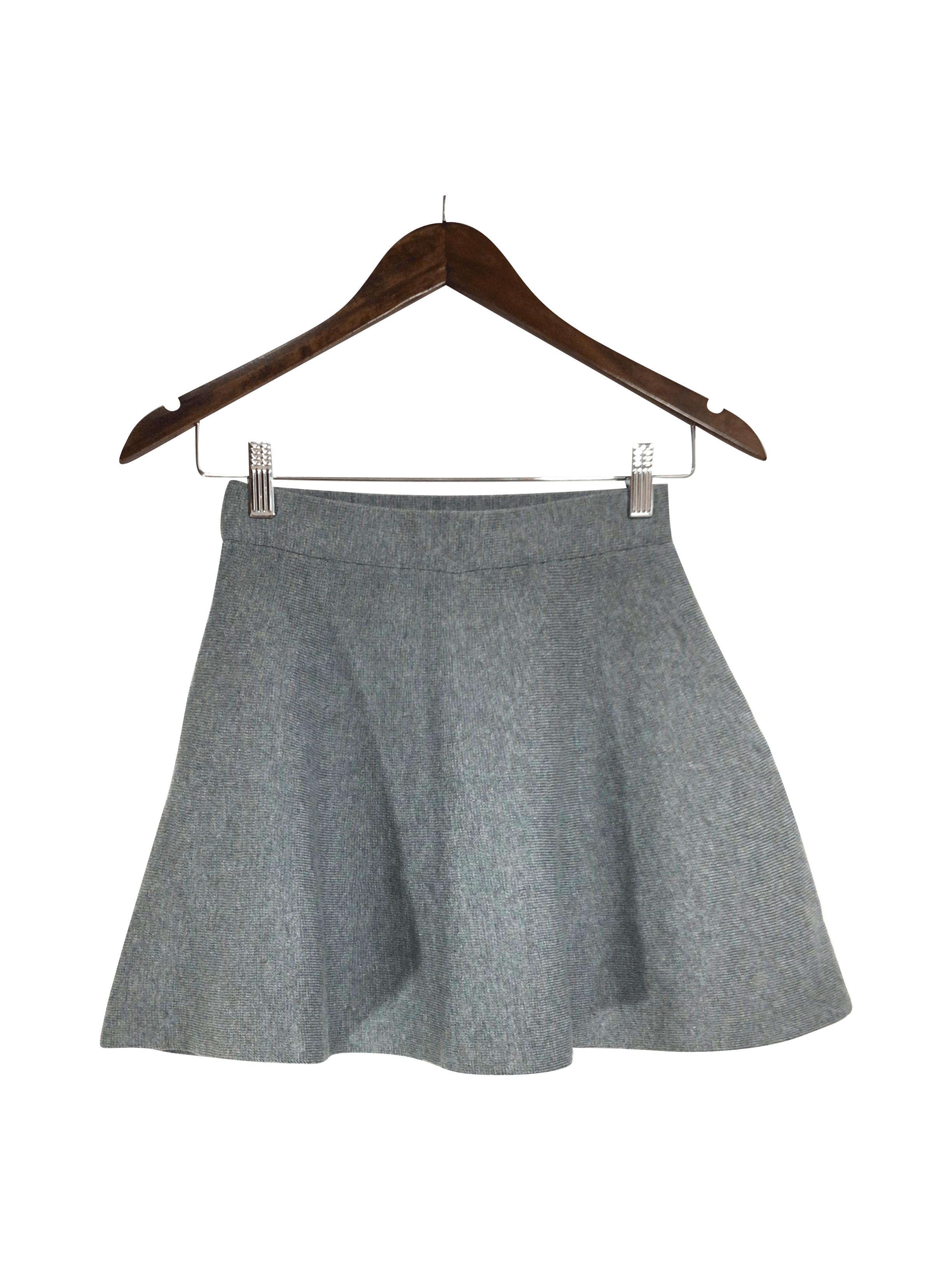 GRL Women's Stylish Gray Regular-fit Casual Skirt - Size S