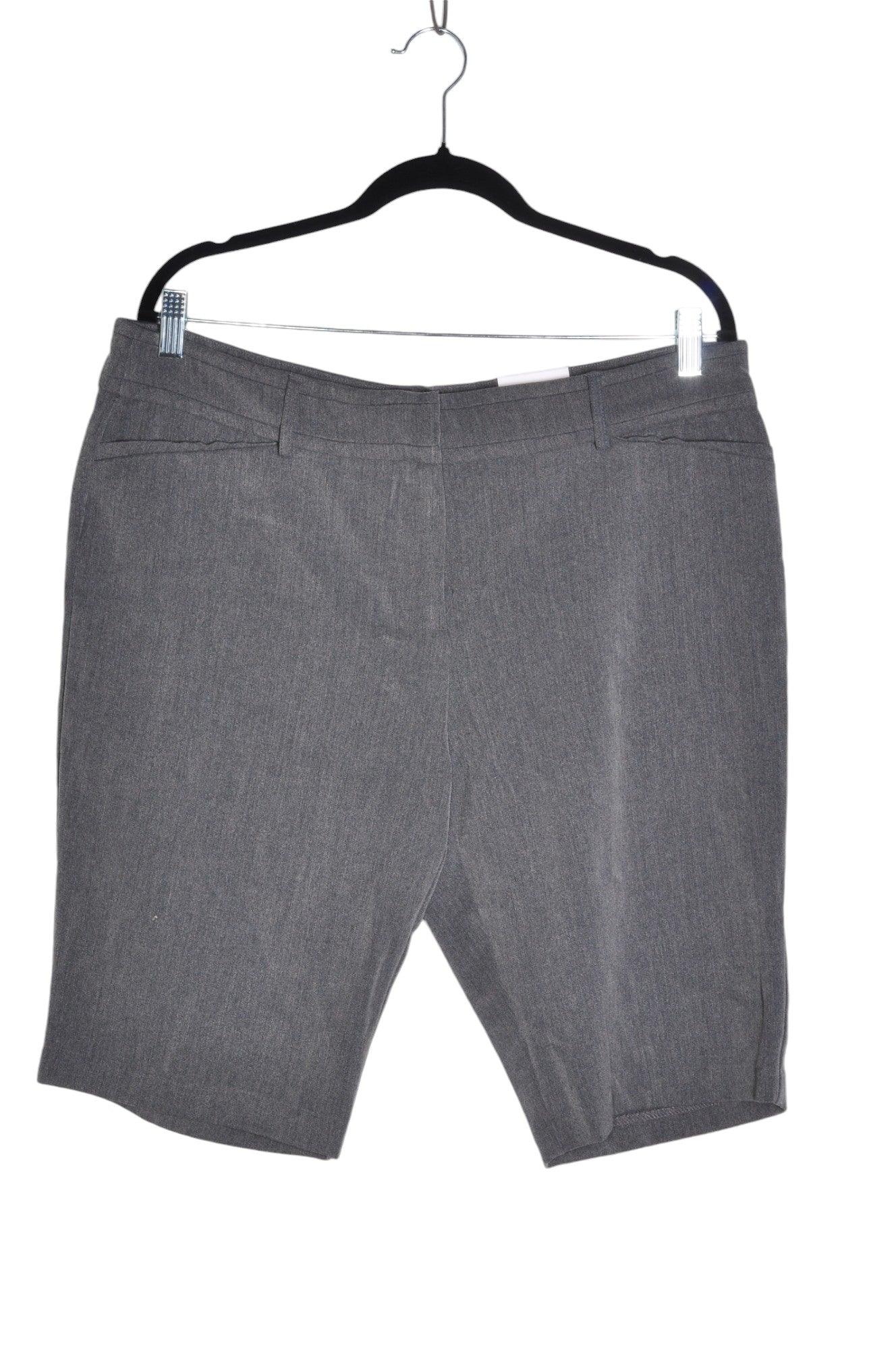 RICKI'S Stylish Women's Classic Gray Regular-Fit Shorts - Size 12