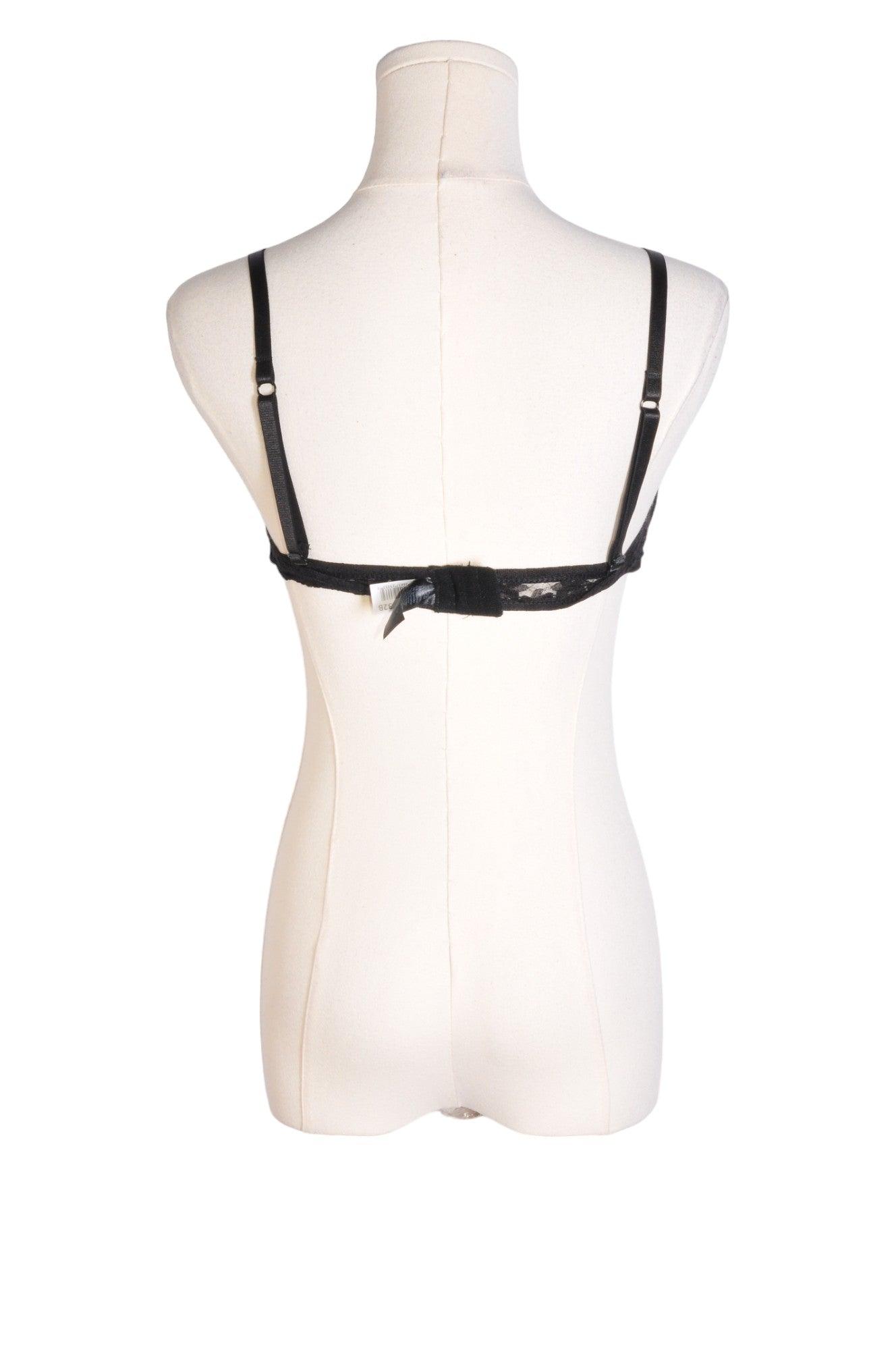 GEORGE Women's Regular-Fit Black Bras in Size 32B - Second Hand Gem