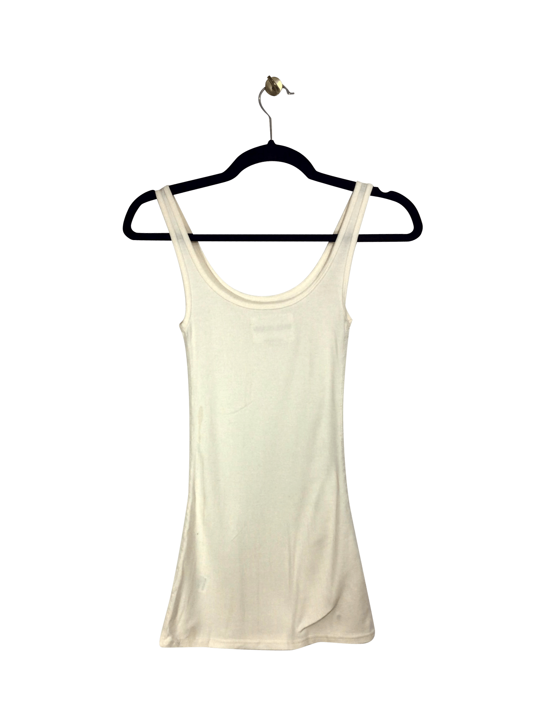 RIVER ISLAND Women's White Regular Fit Tank Top - Size 8