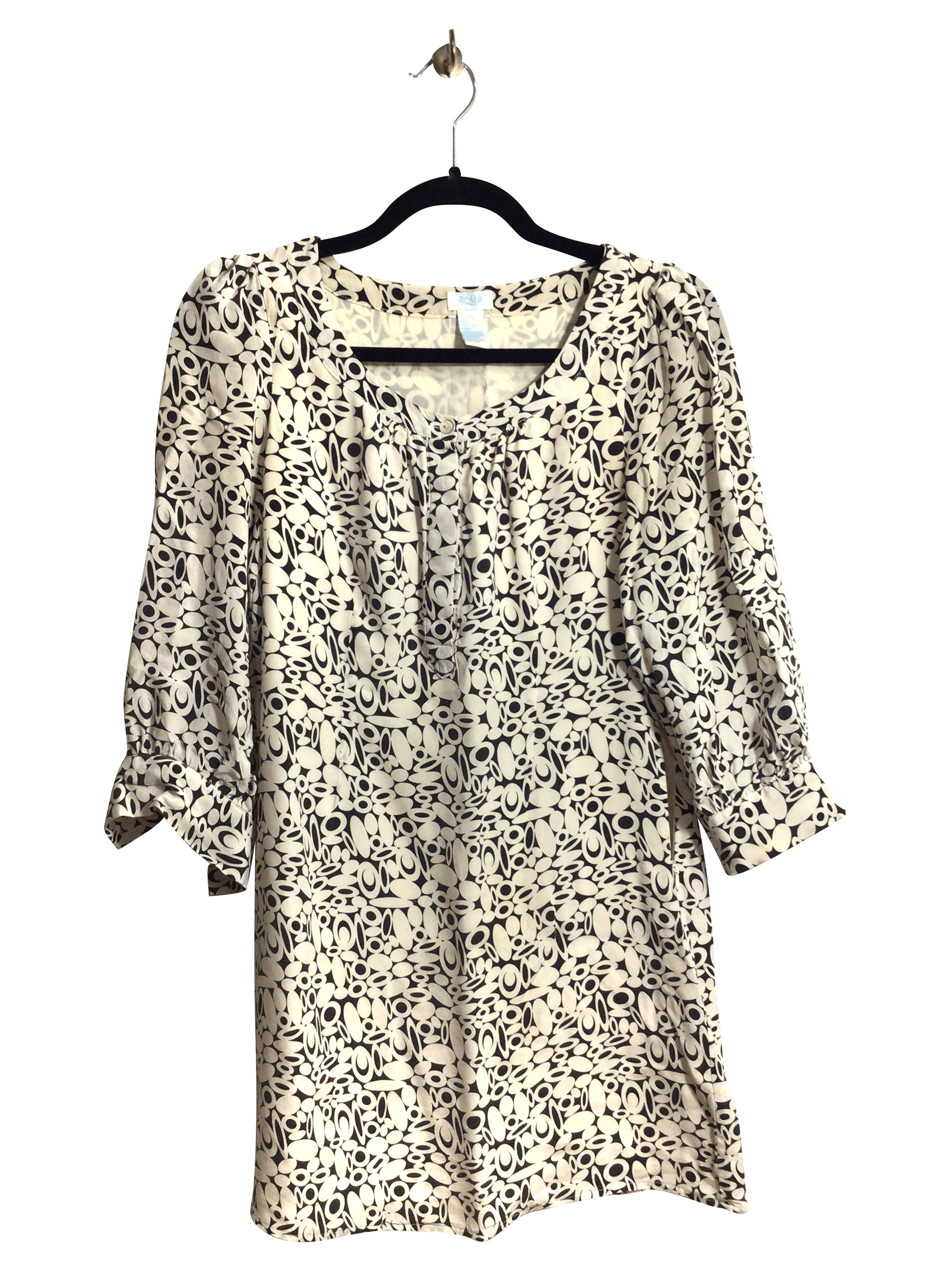 Stylish AQUA Women's White Regular Fit Blouse - Size XS