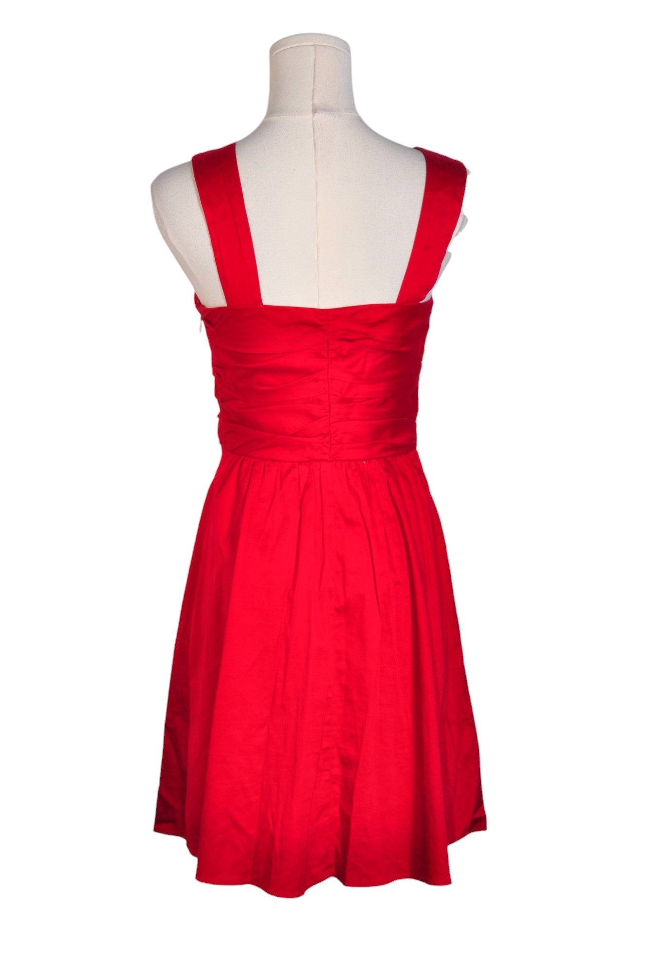 EXPRESS Second-Hand Women's Red Regular Fit A-Line Dress - Size 4