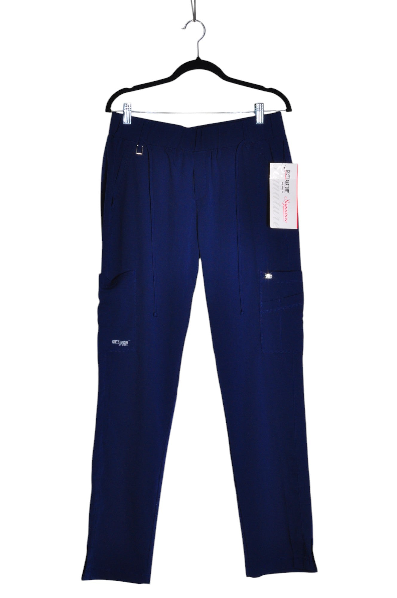 GREY'S ANATOMY Stylish Blue Regular-Fit Women Work Pants - Size M