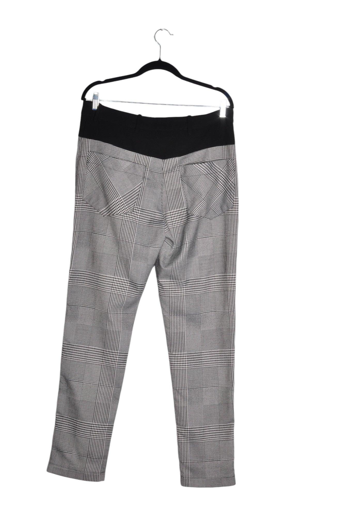 ANNIE 50 Stylish Gray Regular Fit Women's Work Pants - Size L