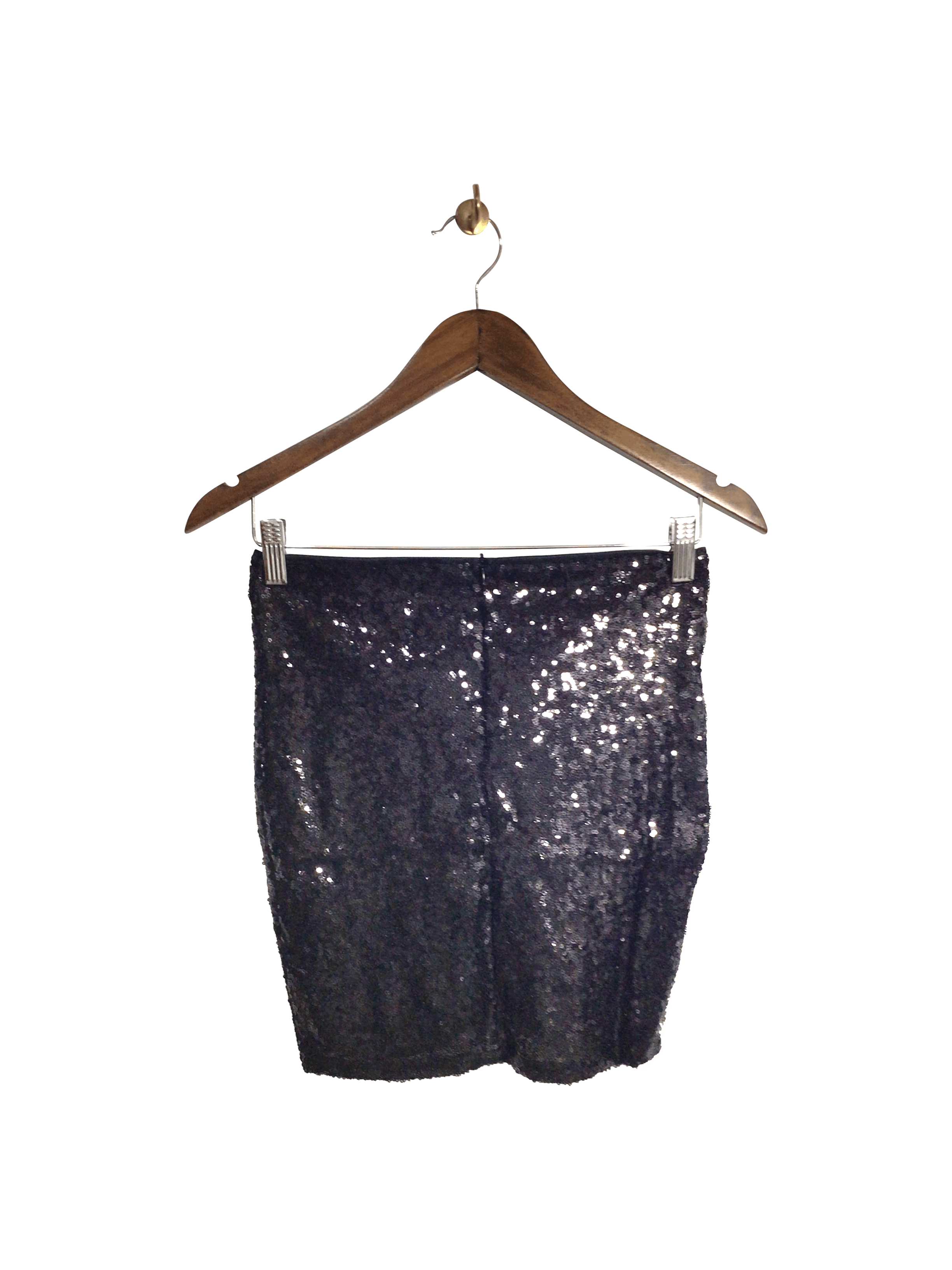 Stylish REVAMPED Black Regular Fit Casual Skirts for Women - Size M
