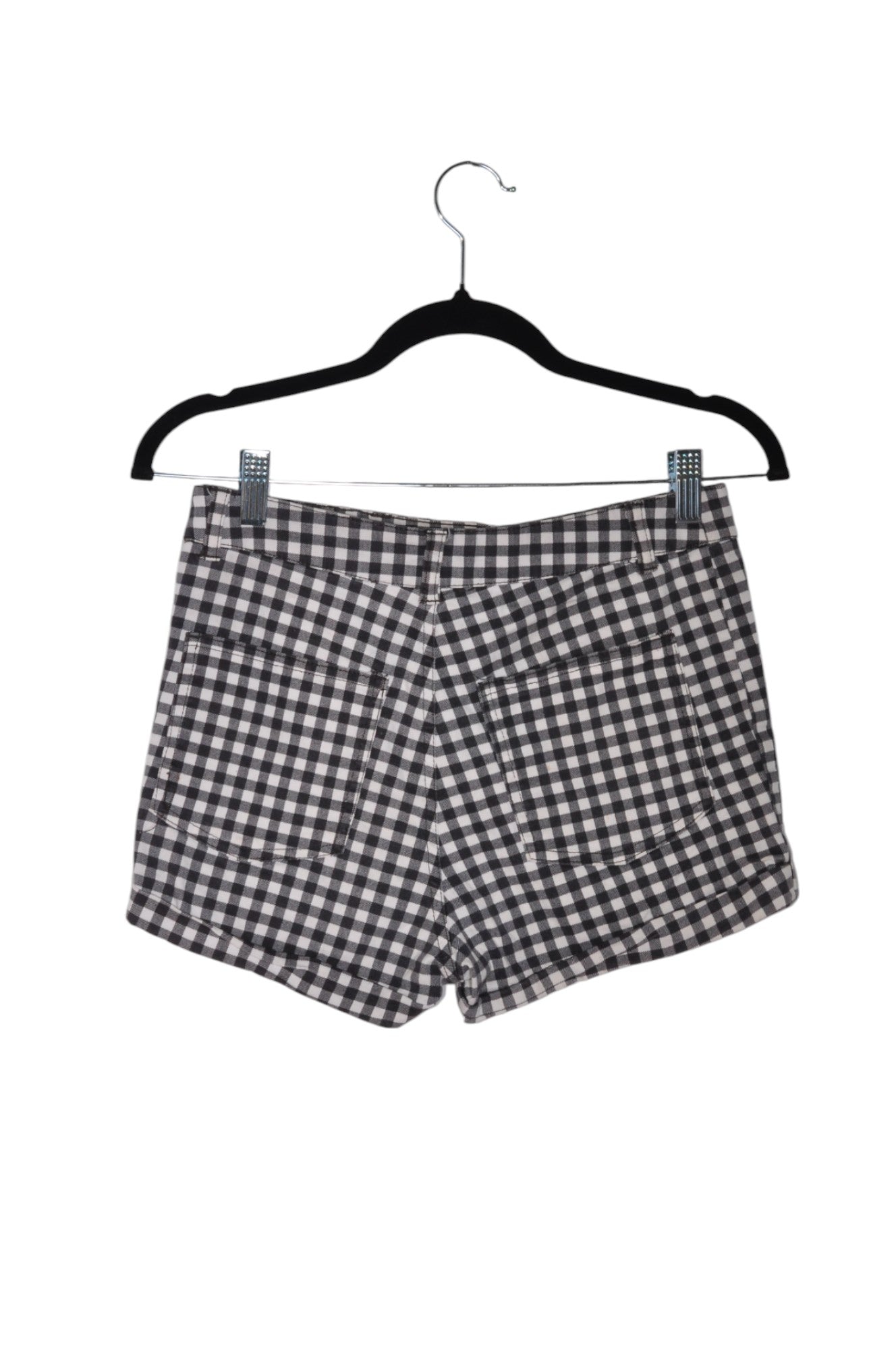 H&M Women's Classic Black Regular-Fit Mid-Thigh Shorts - Size 6
