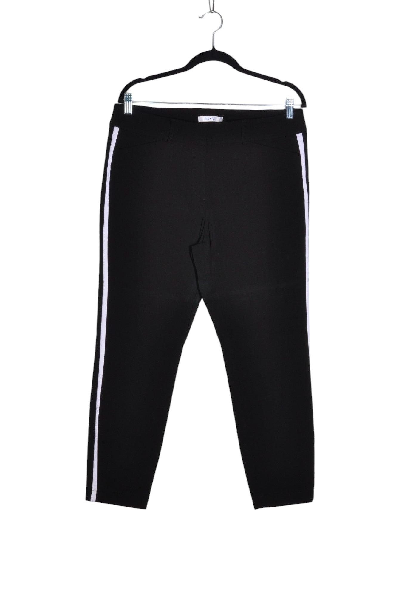 RICKI'S Stylish Women's Regular Fit Black Work Pants - Size 12