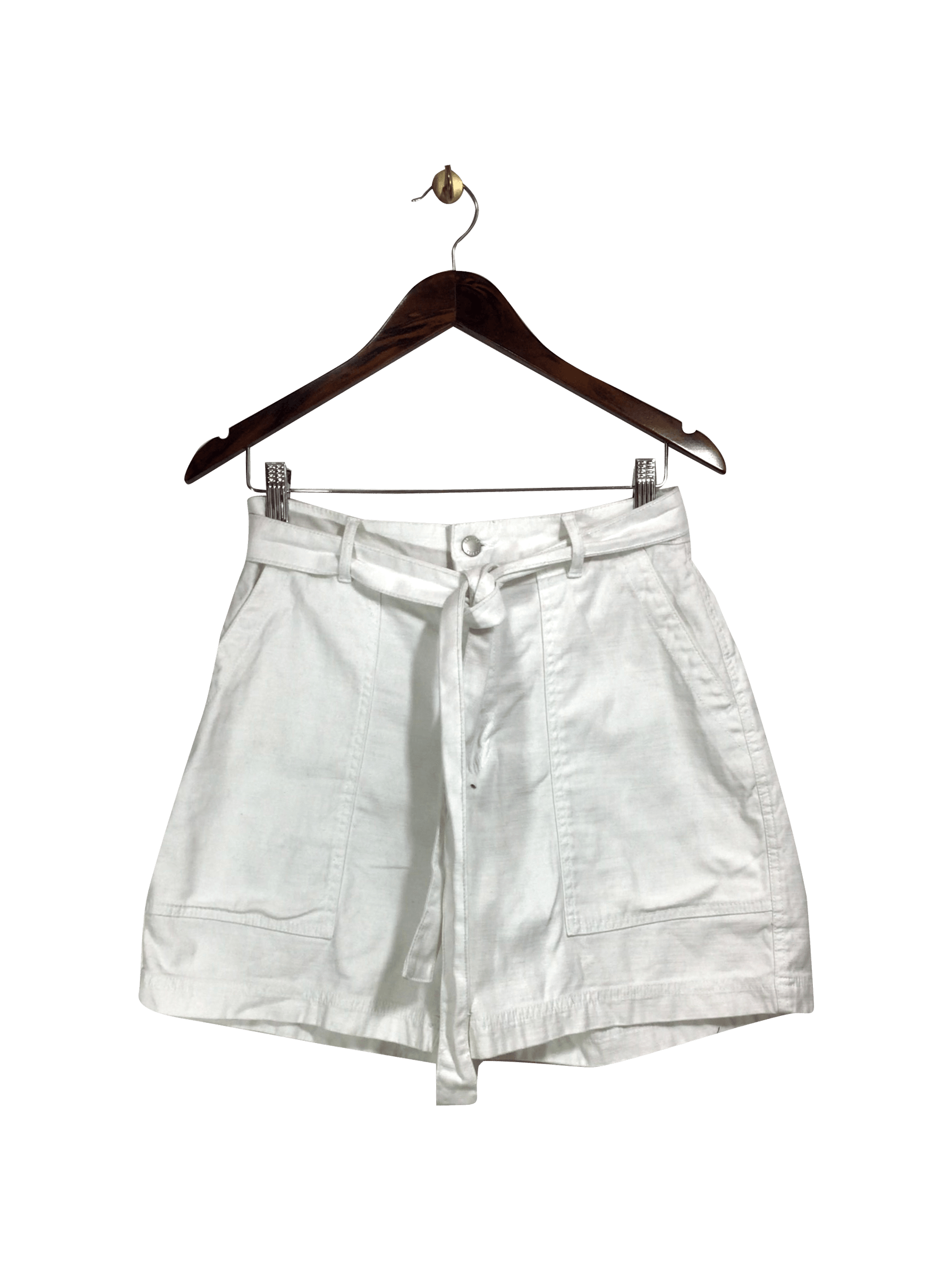 JOE FRESH Second Hand White Regular Fit Jeans Shorts - Size 10