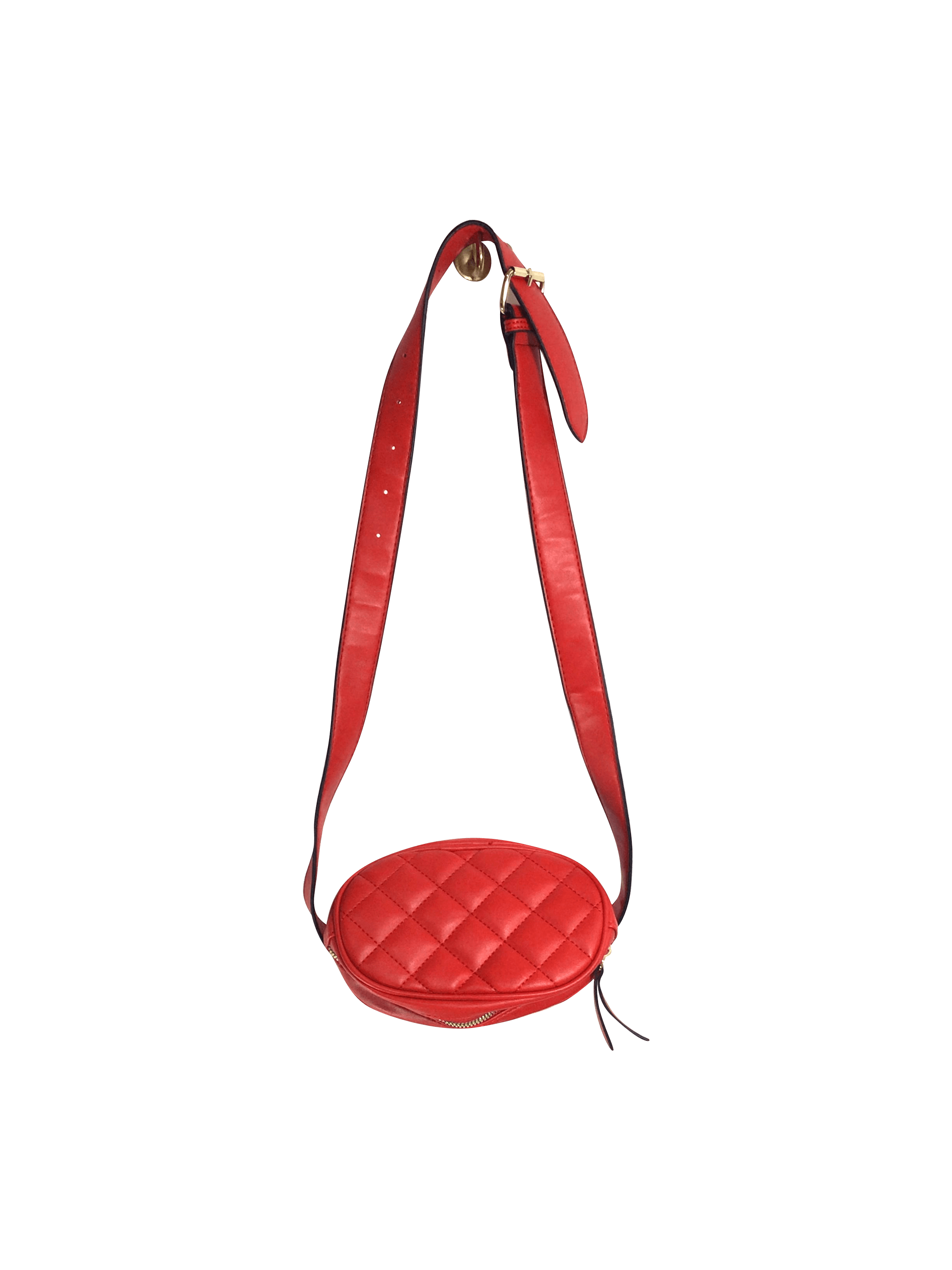 Stylish GEORGE Red Regular-Fit Second-Hand Women's Handbag - Size S