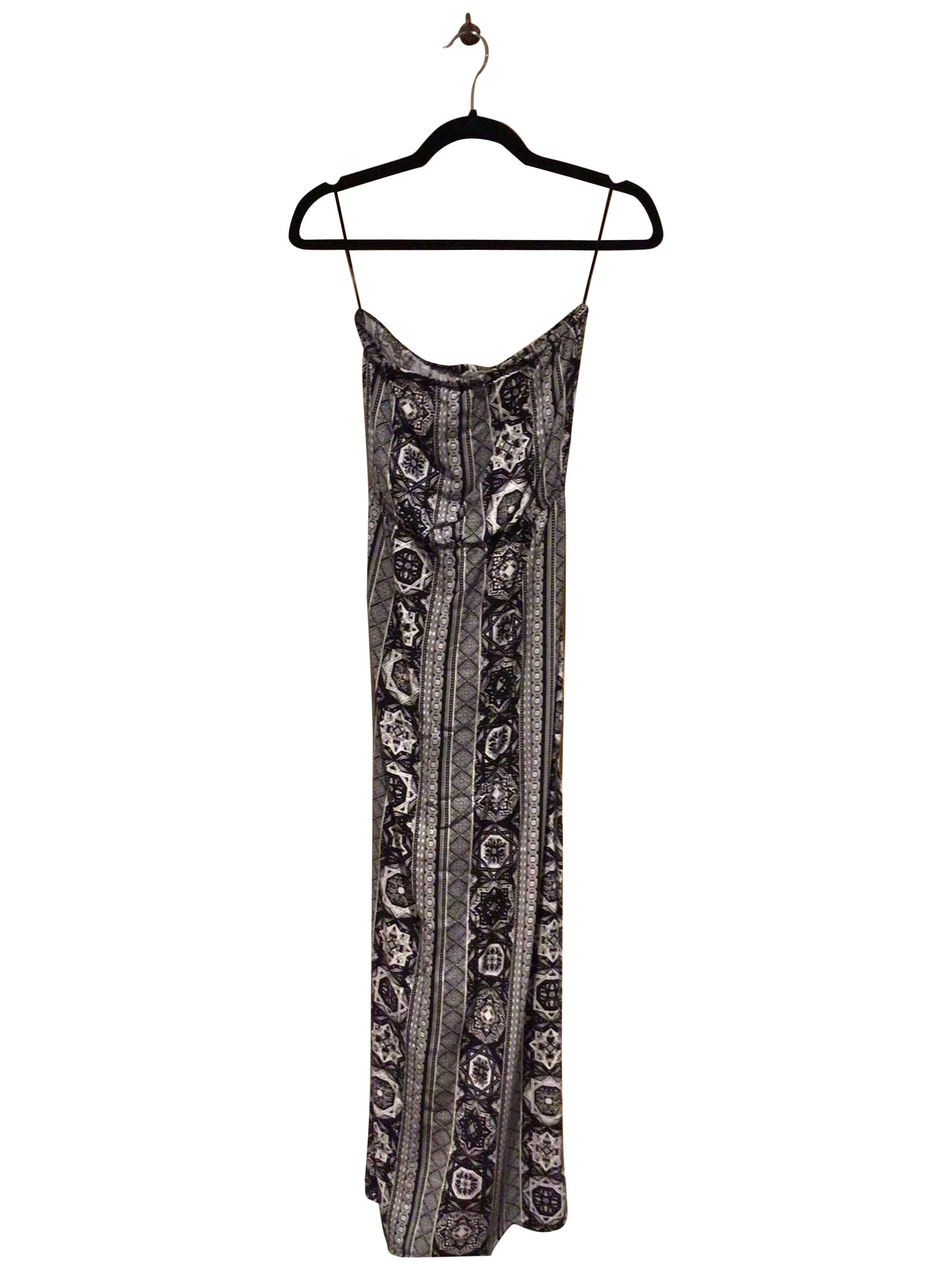 Stylish RIPE Regular Fit Ankle-Length Maxi Dress in Black - Size S