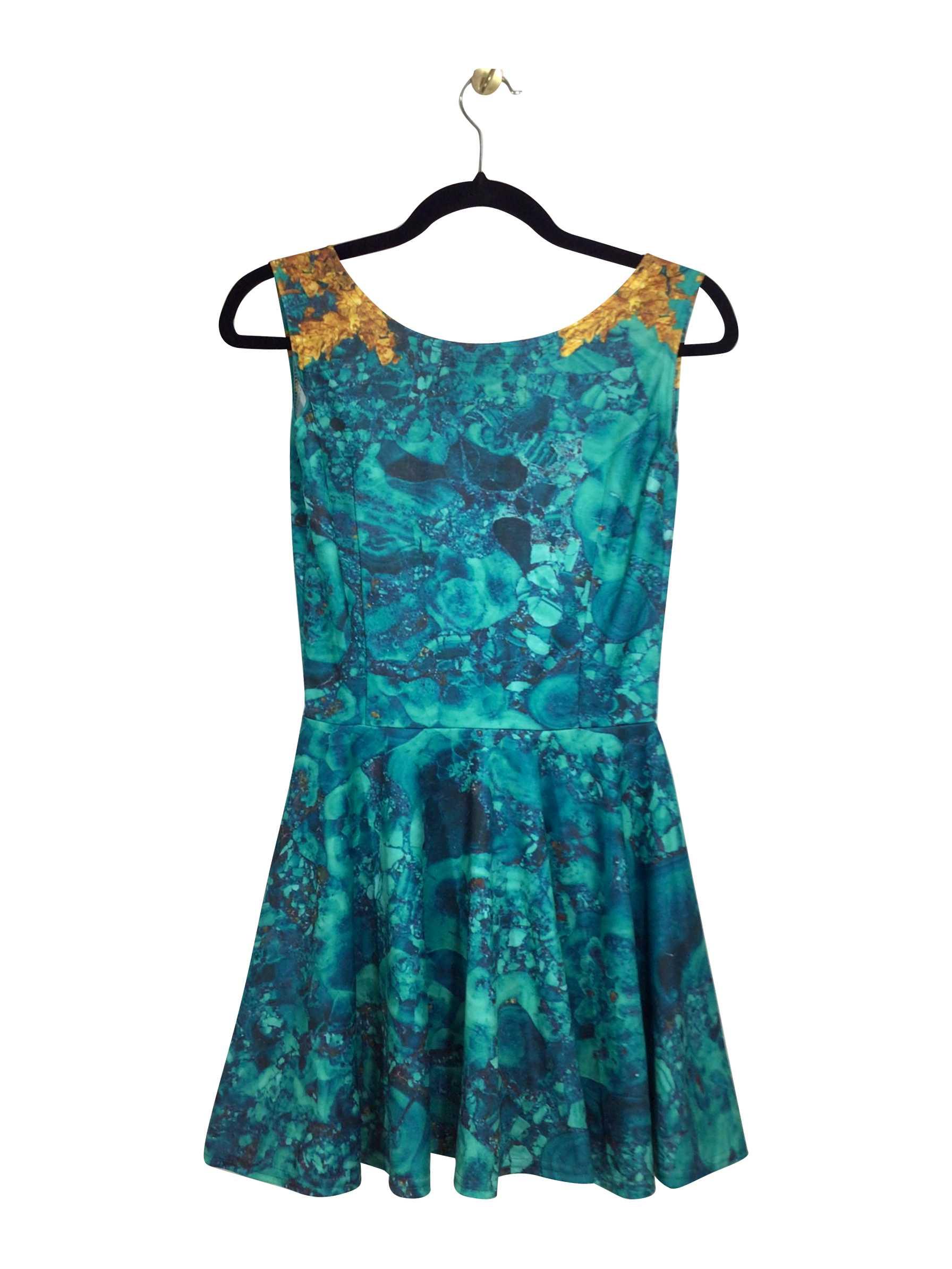 GUILTY Stylish Regular Fit Blue Mini Dress - Size S