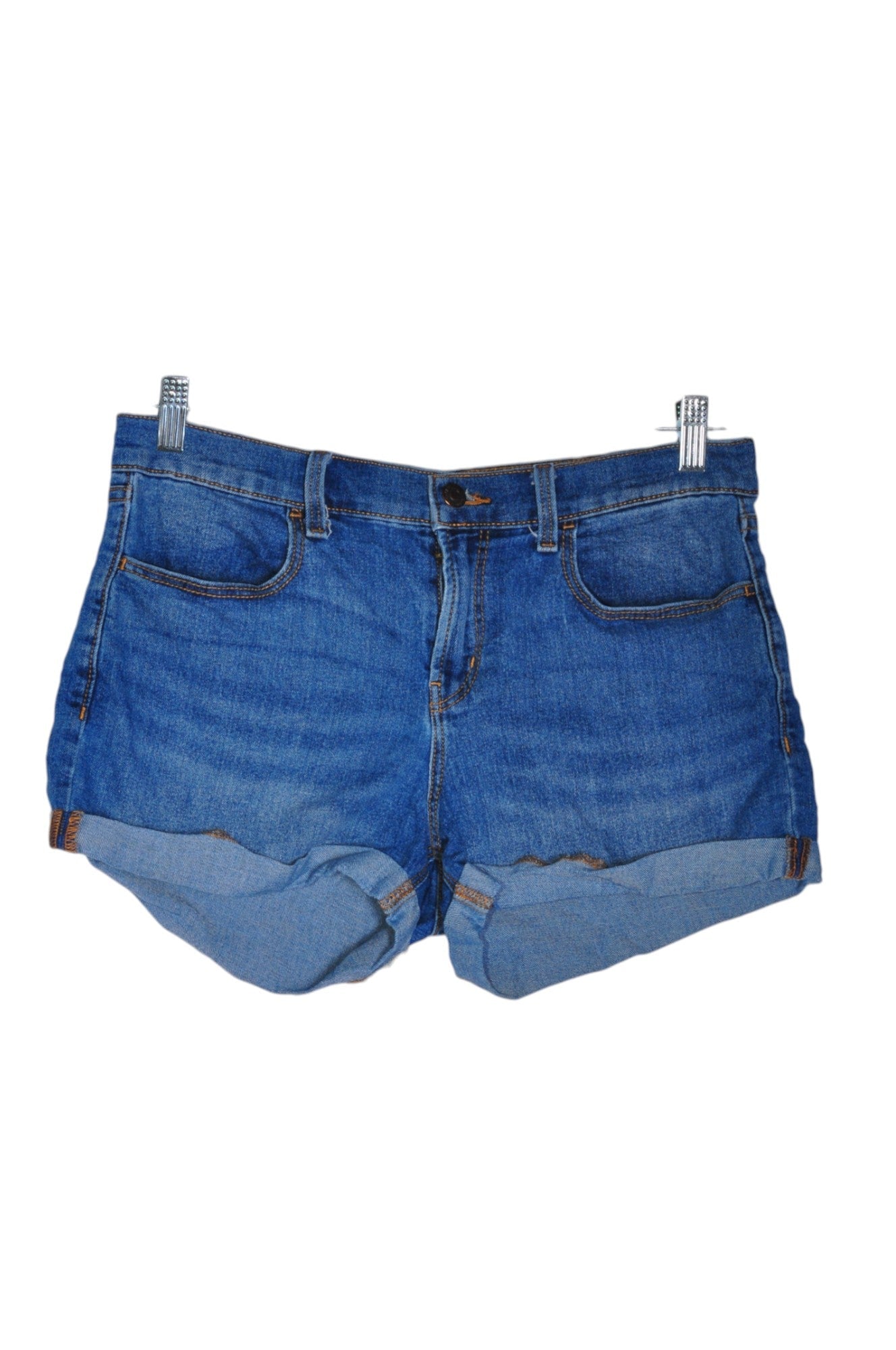 ARDENE Blue Regular Fit Women's Denim Shorts - Size 7