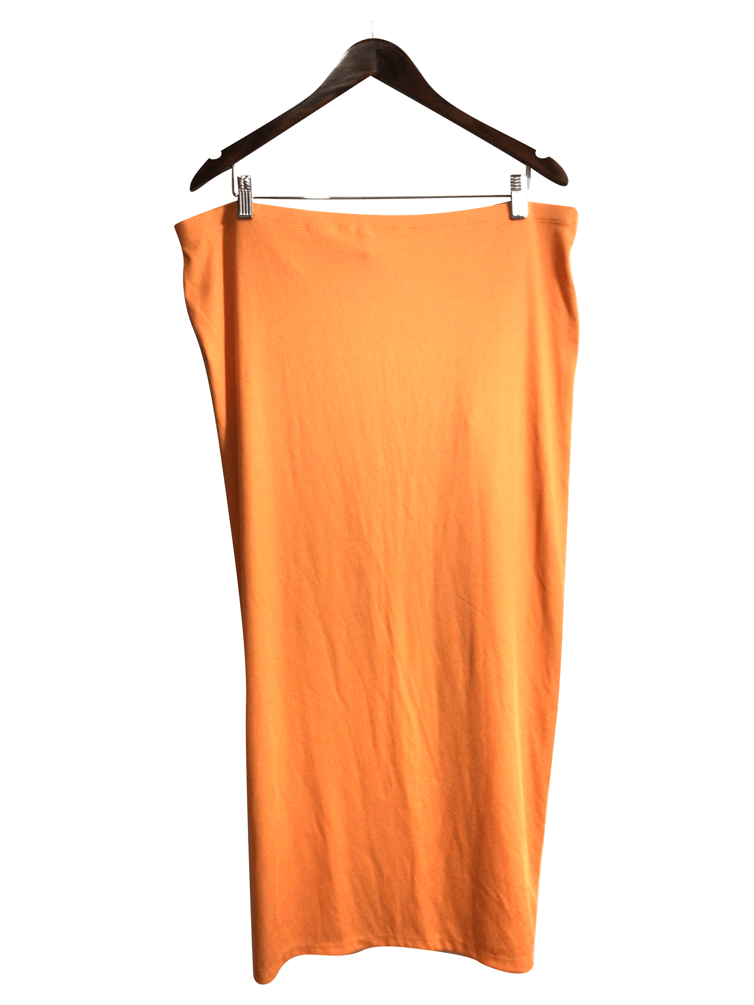 Stylish H&M Women's Orange Casual Skirts with Regular Fit - Size XL