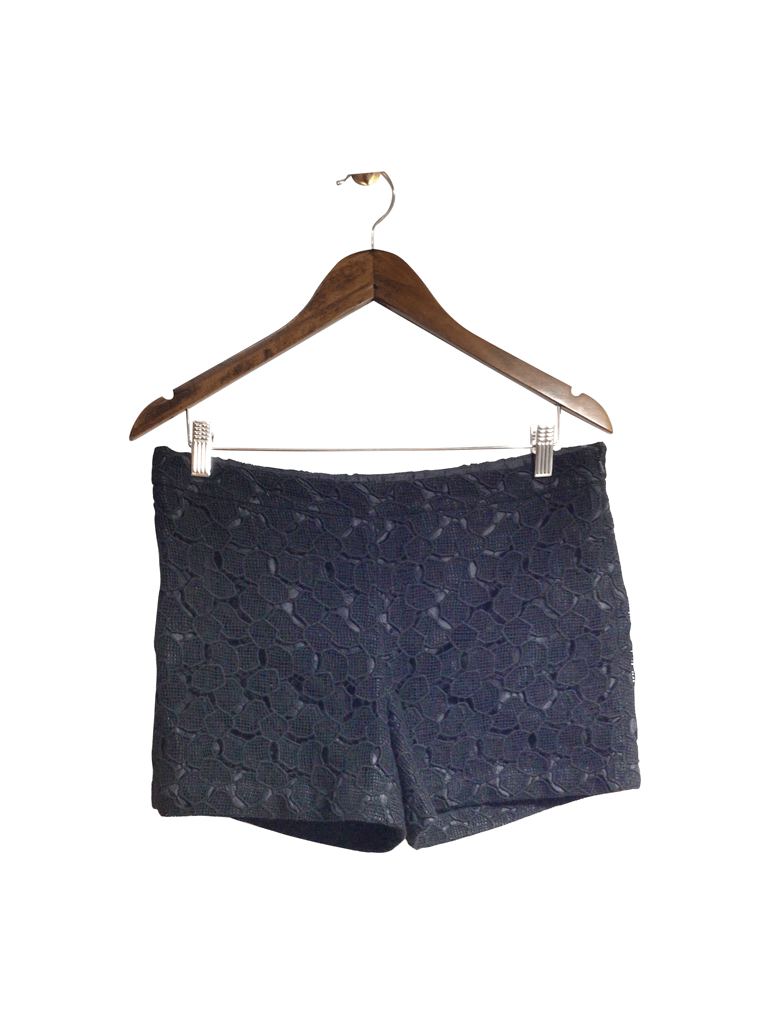 Stylish ABS Women's Classic Black Regular-Fit Shorts - Size 8