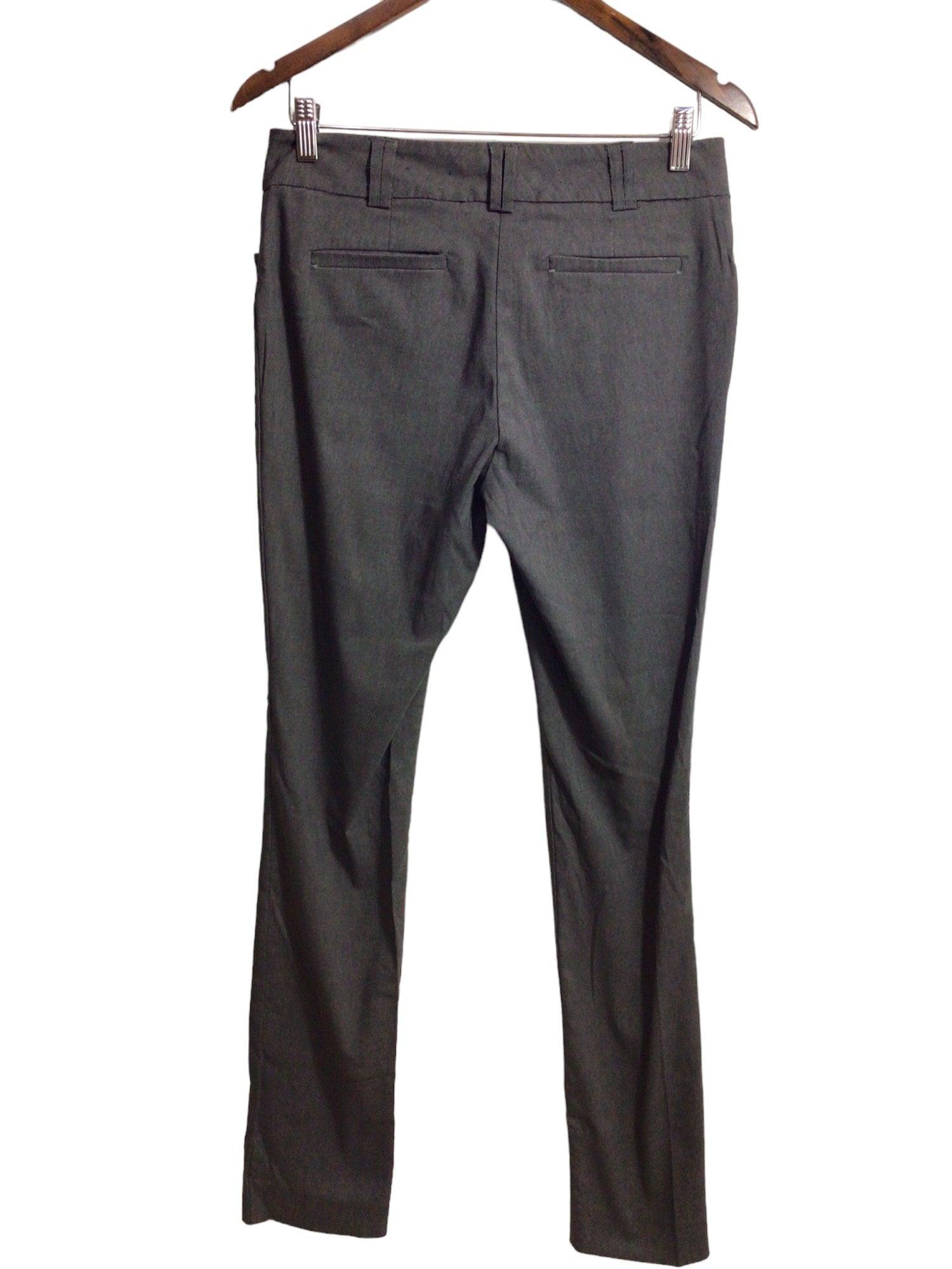 RICKI'S Stylish Gray Regular Fit Women's Work Pants - Size 6