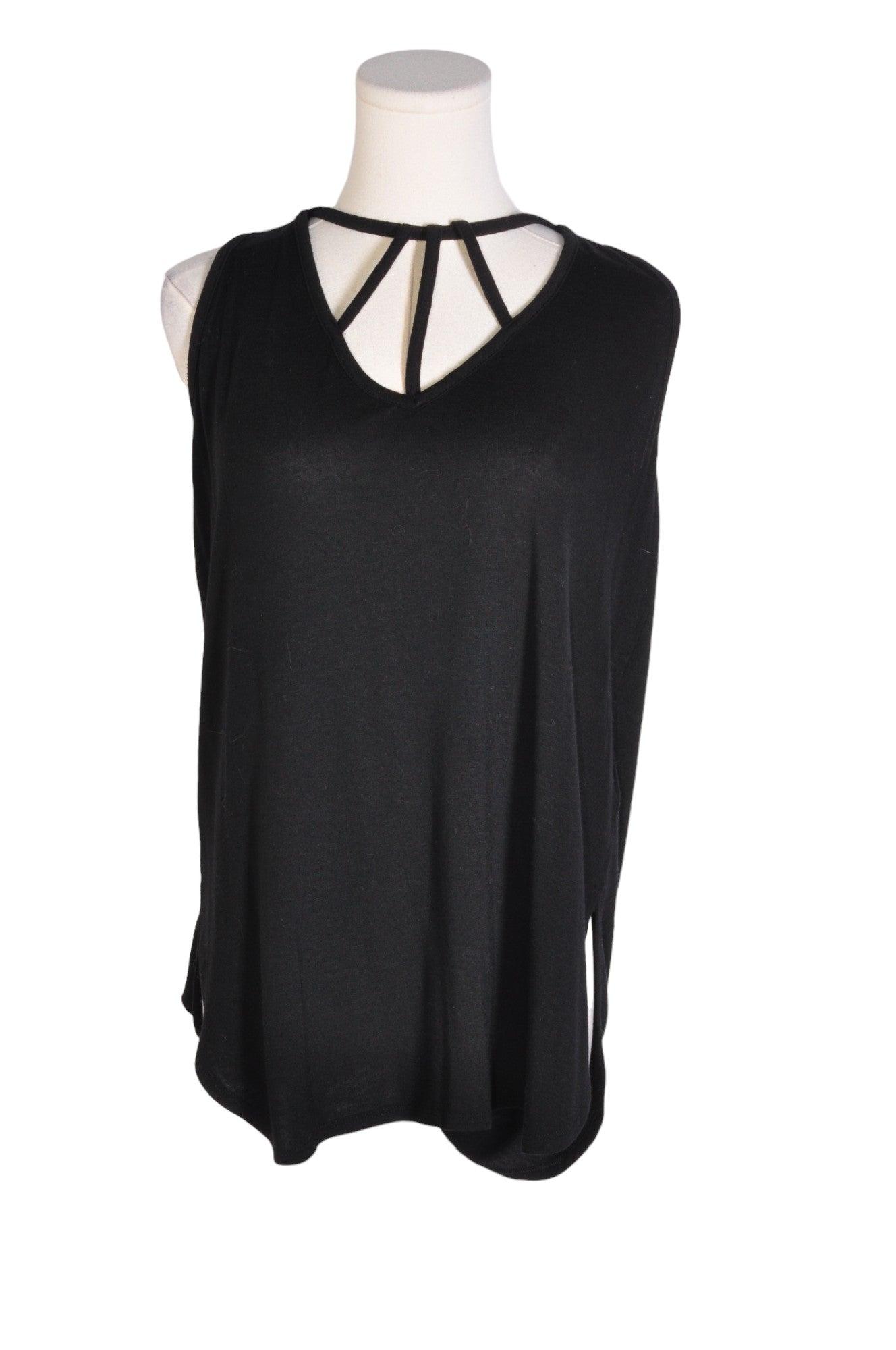 EXPRESS Stylish Second - Hand Women's Black Regular - Fit Blouses - Size M