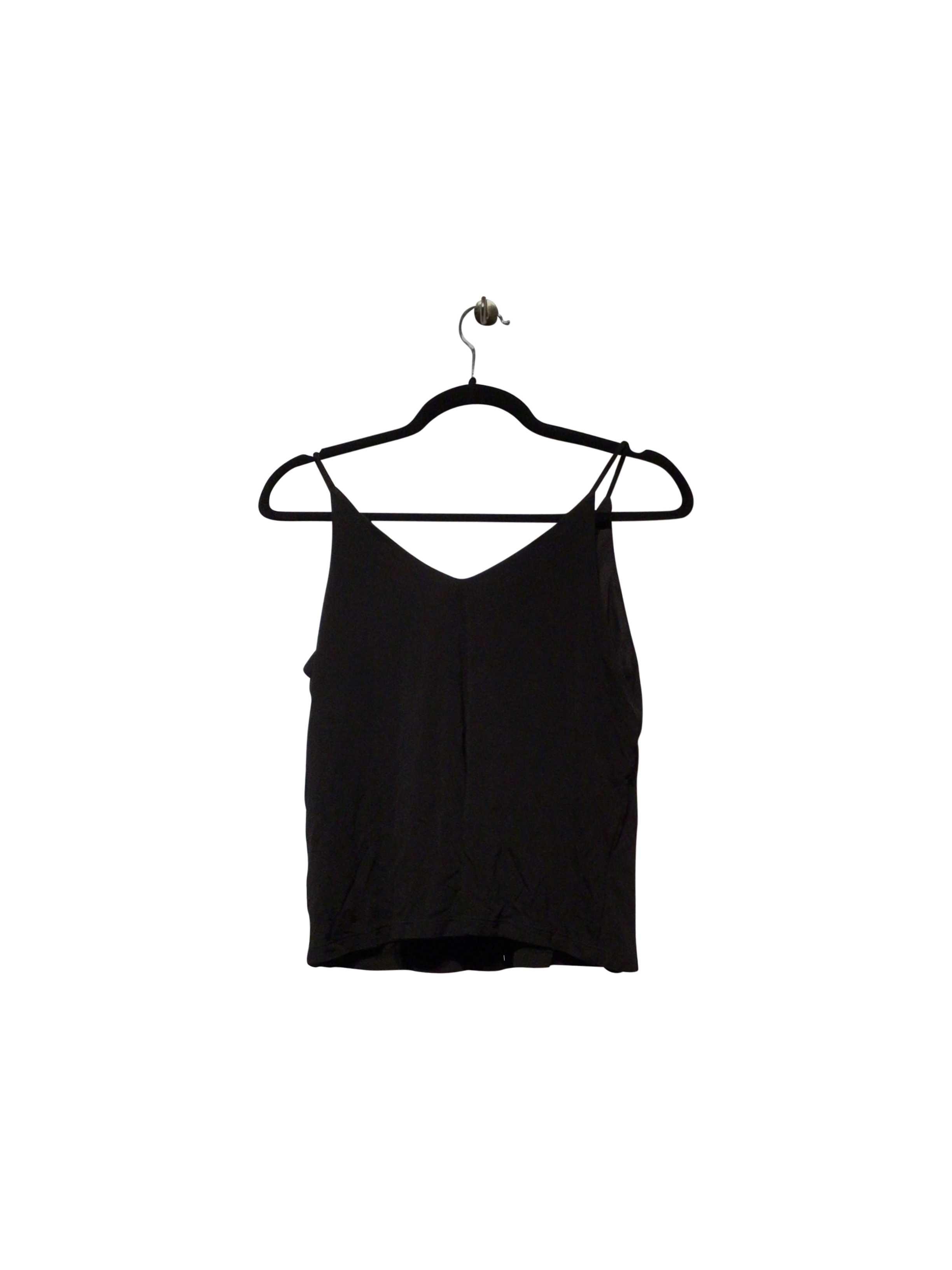 H&M Stylish Regular Fit Black Tank Top - XS
