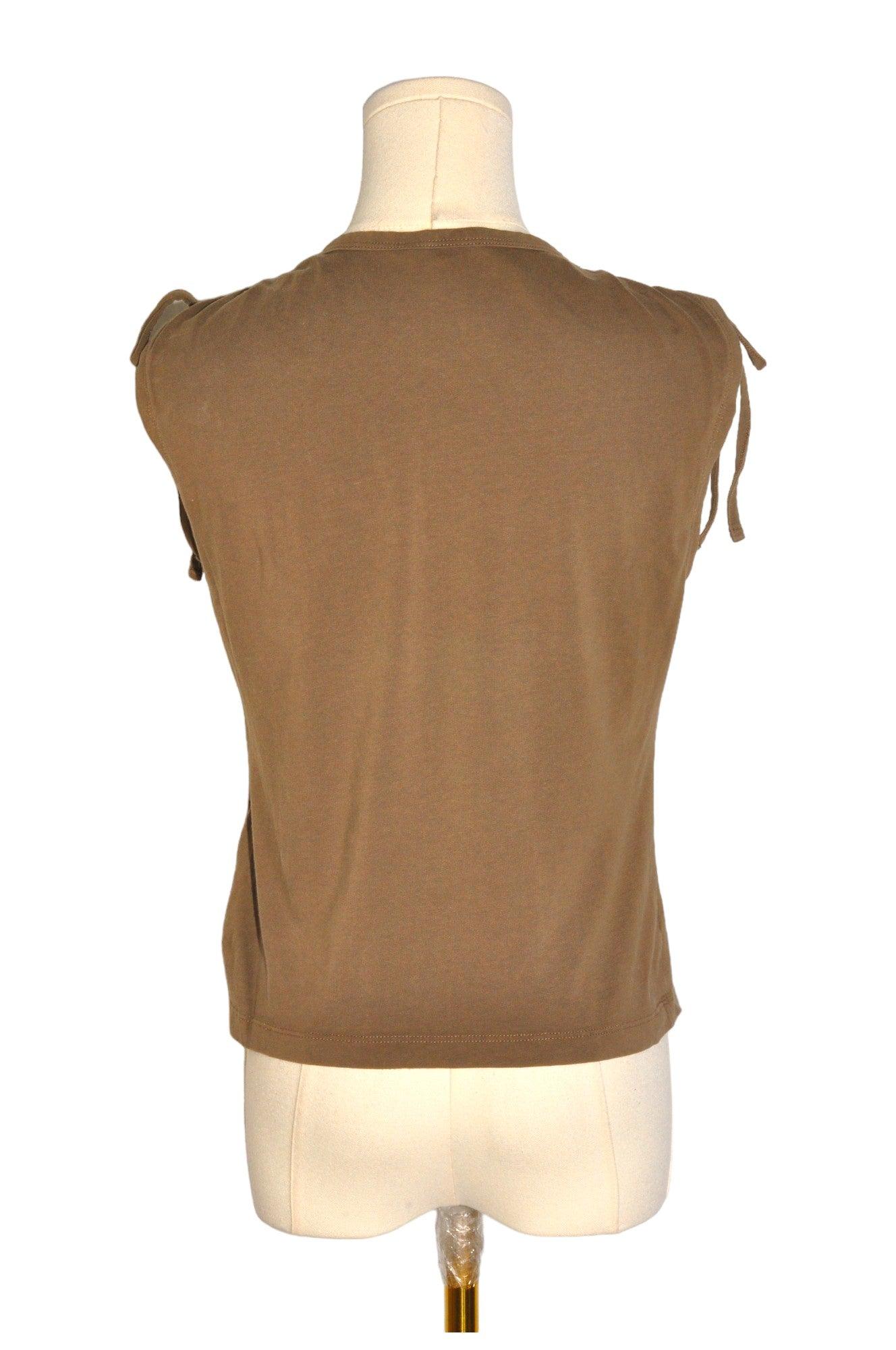 Stylish GUESS Women's Brown Regular Fit Crop Tops - Size M