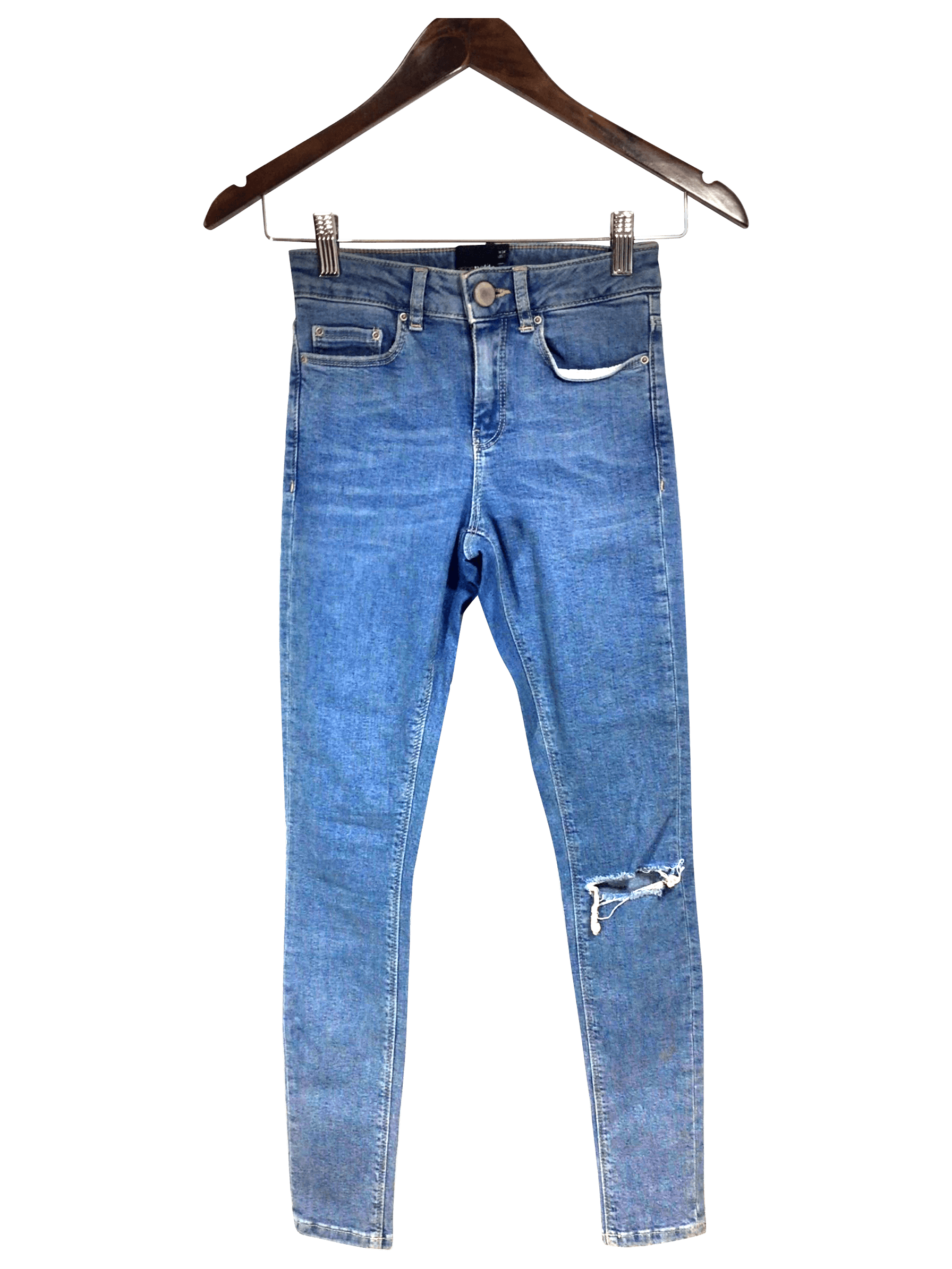 ASOS Blue Regular Fit Straight-legged Second Hand Jeans - Size 24x28