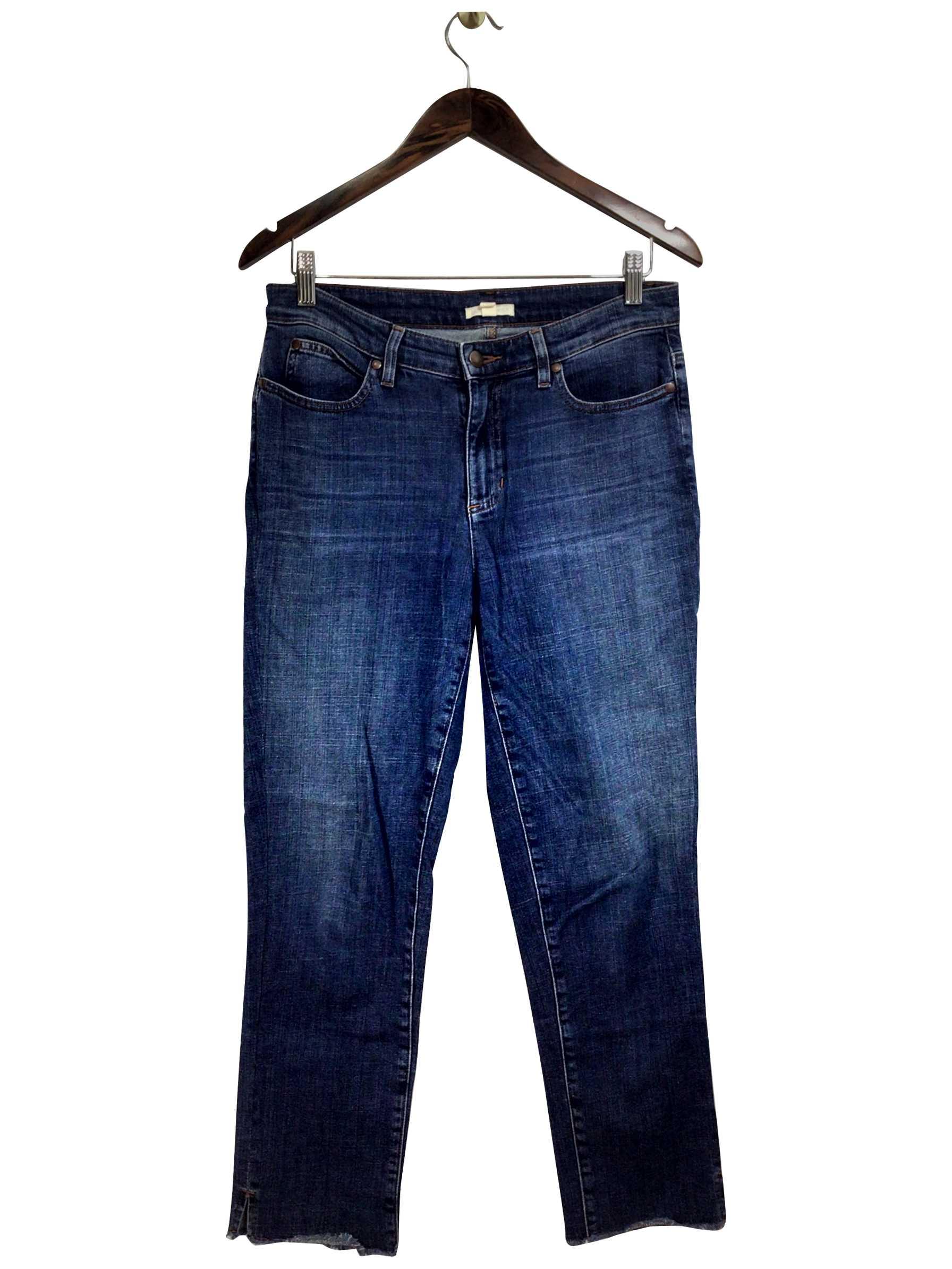 EILEEN FISHER Stylish Regular Fit Blue Straight - Legged Second - Hand Jean Size 4
