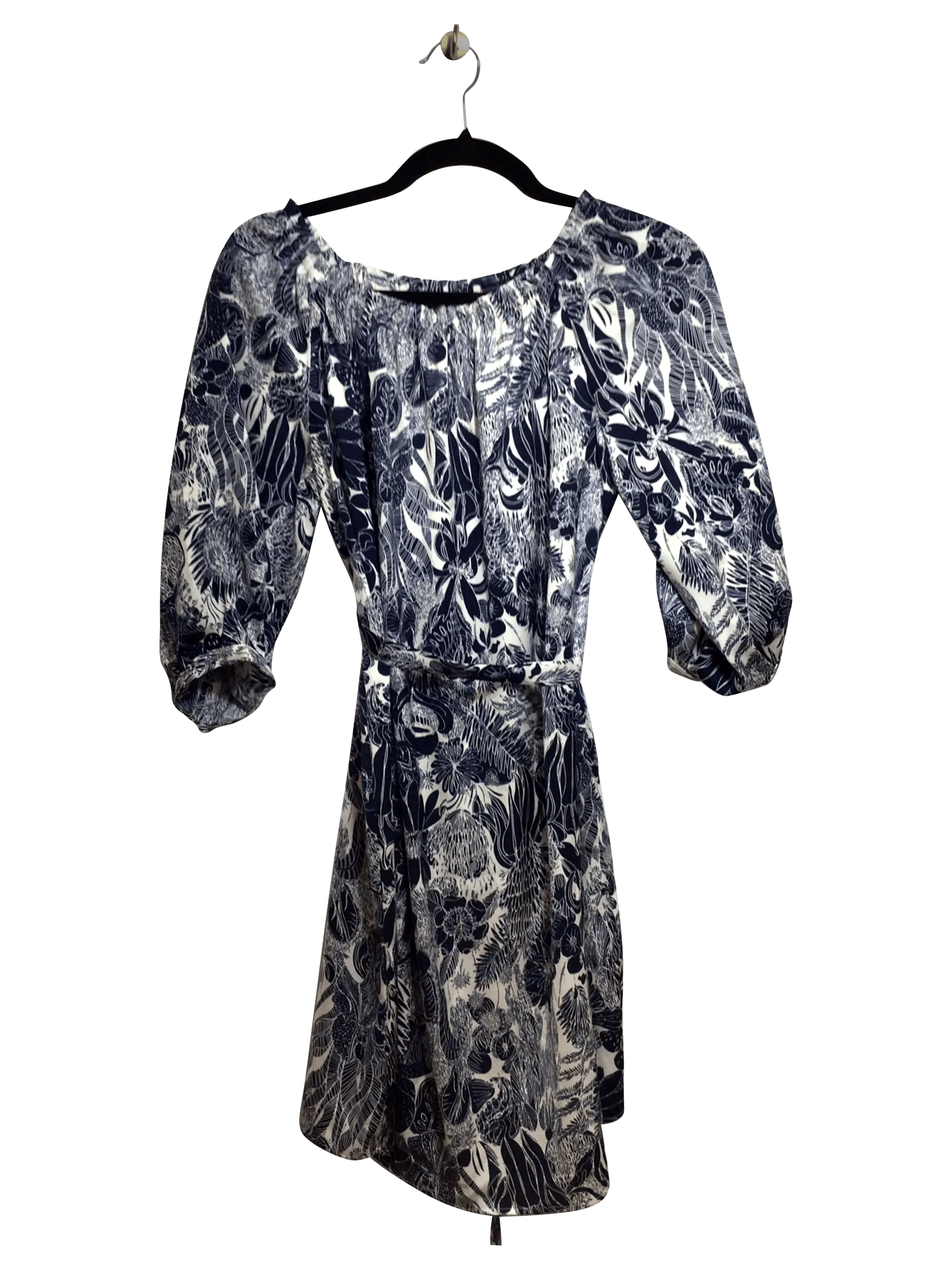 H&M Second Hand Blue Regular Fit Wrap Dress - Size 0