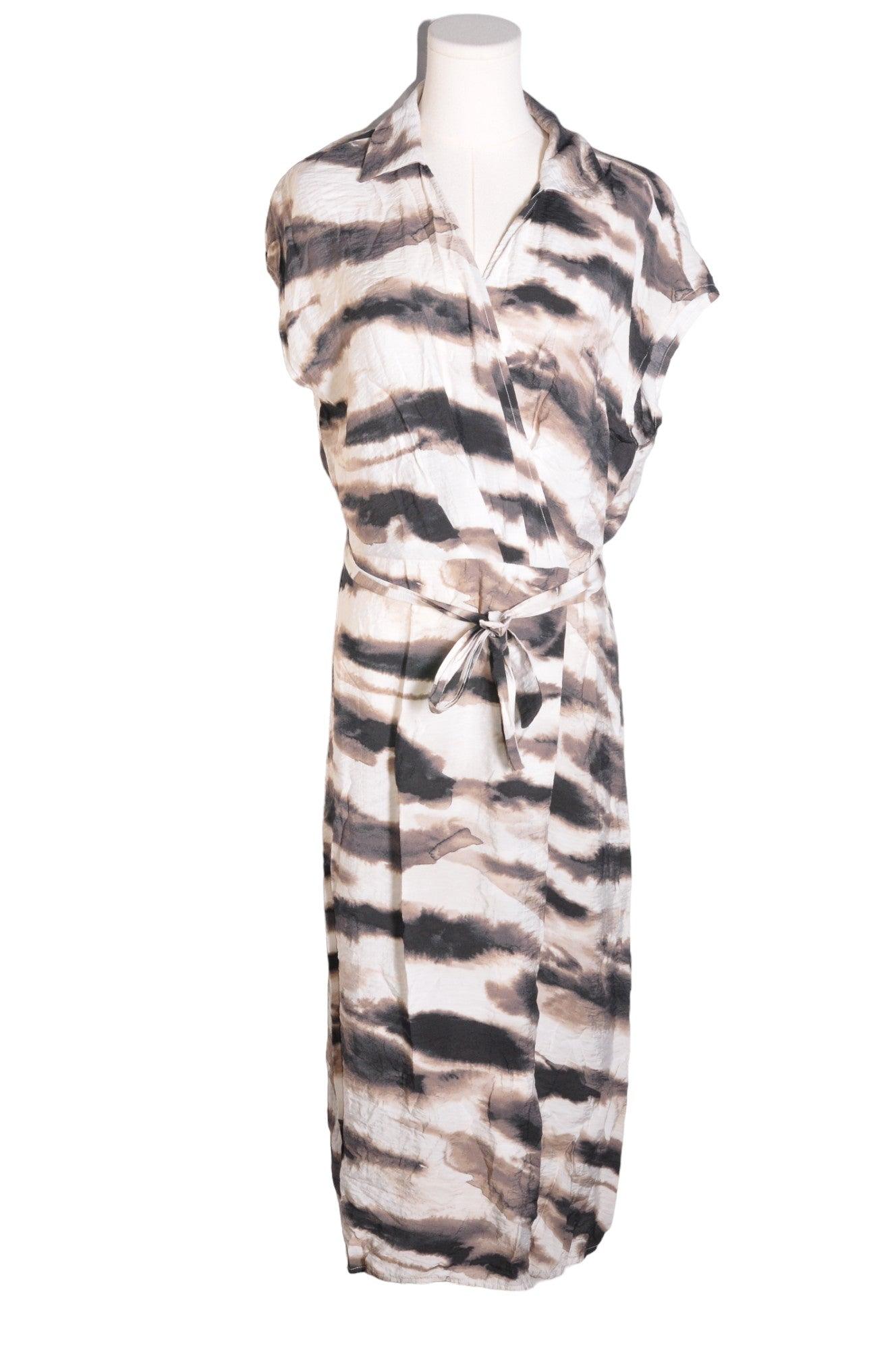 REITMANS Stylish Women's Beige Wrap Dress - Regular Fit, Size L