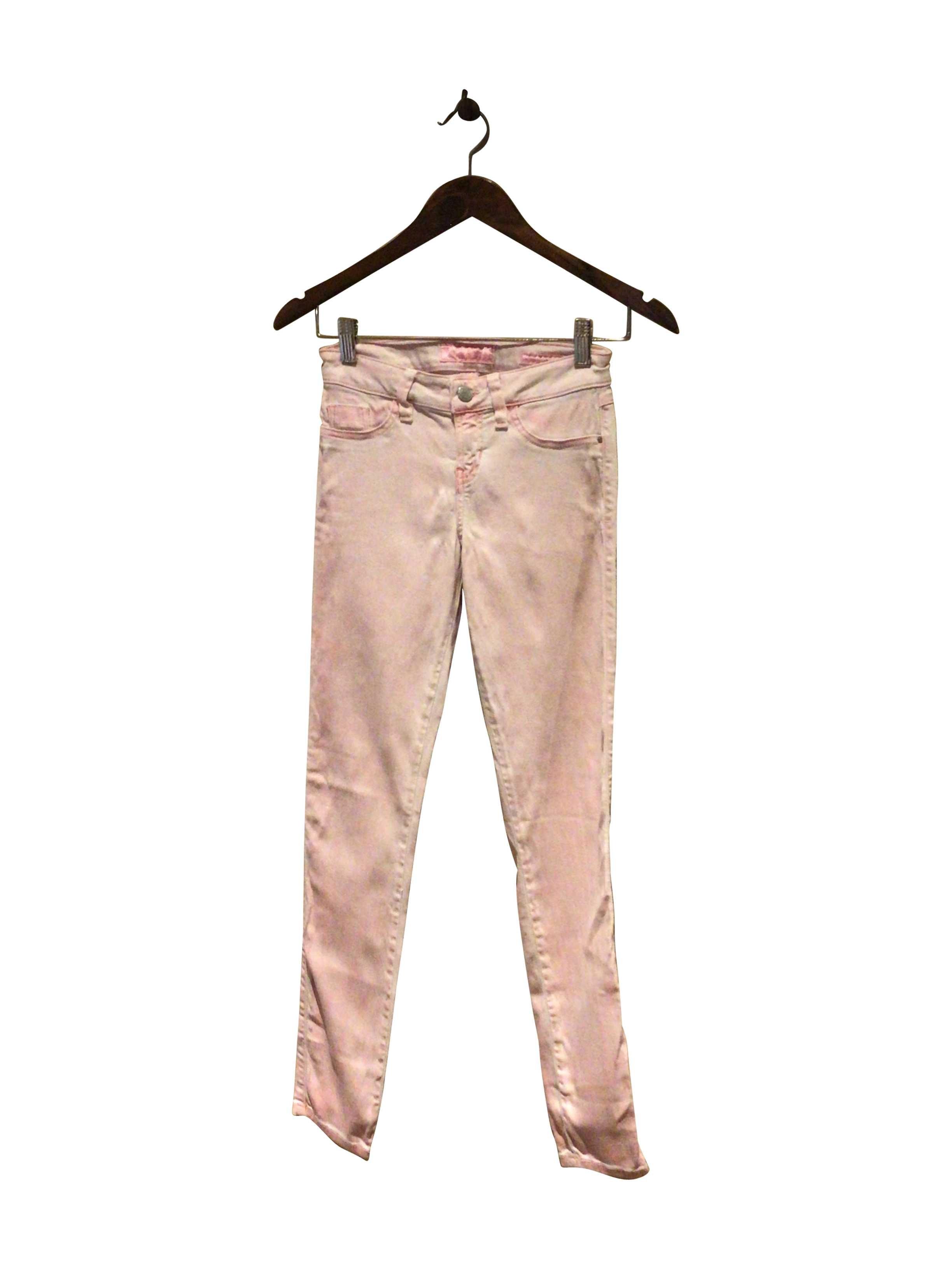 GUESS Pink Regular Fit Straight-Legged Second-Hand Jeans Size 25