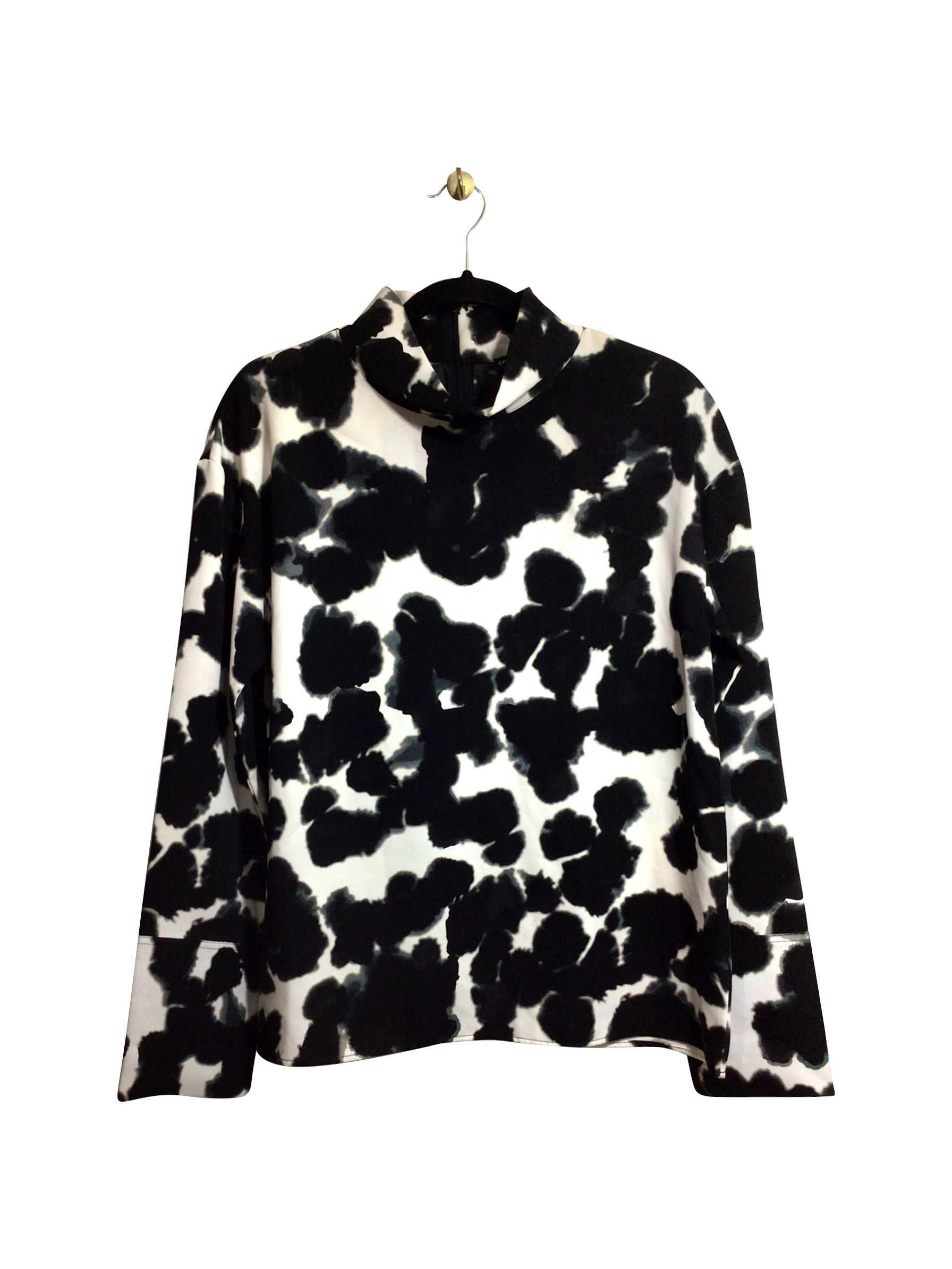 Stylish EN THREAD Regular Fit Black Turtleneck Top - Size S