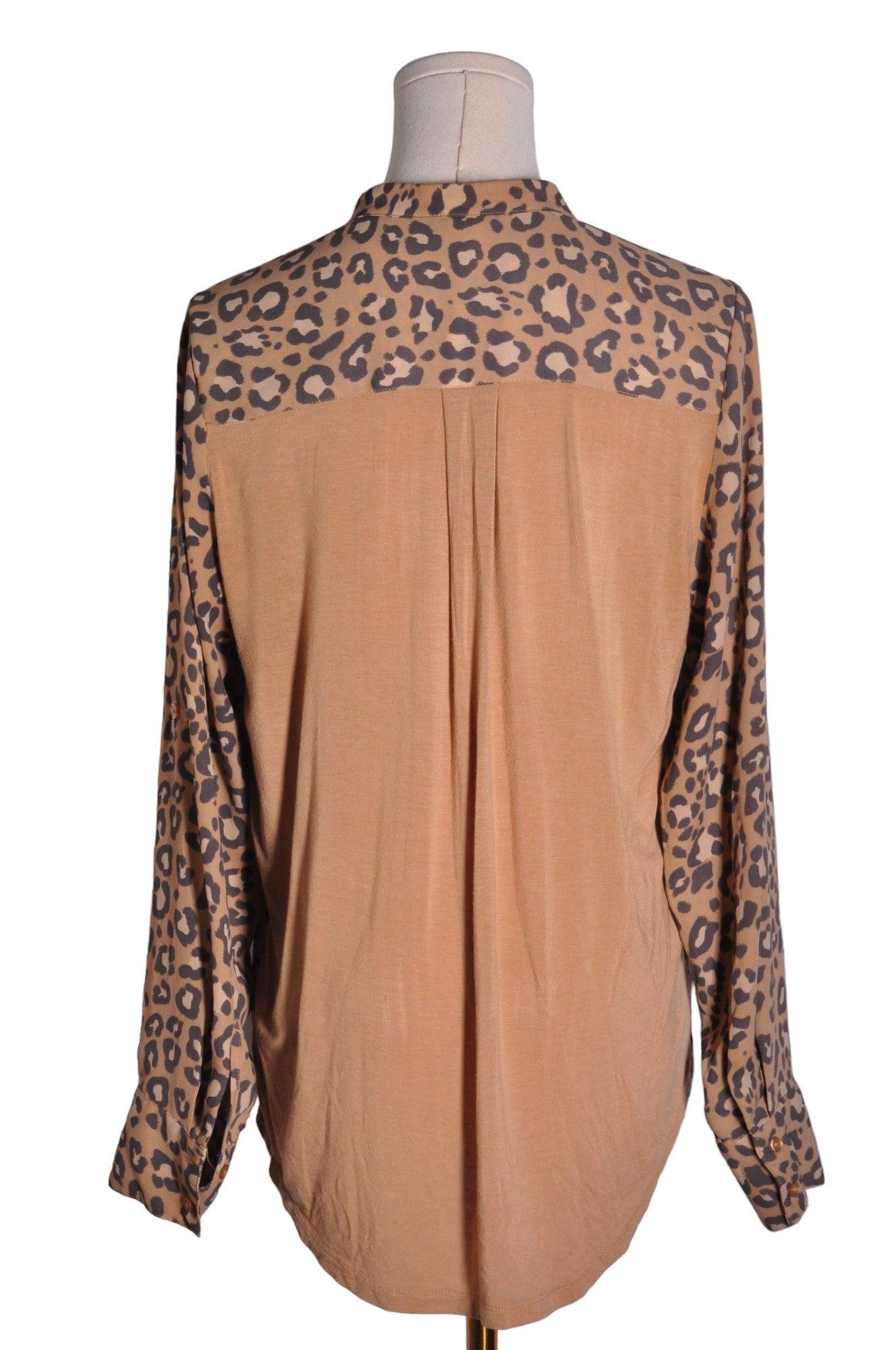 A NEW DAY Stylish Women's Regular-Fit Brown Blouse - Size S