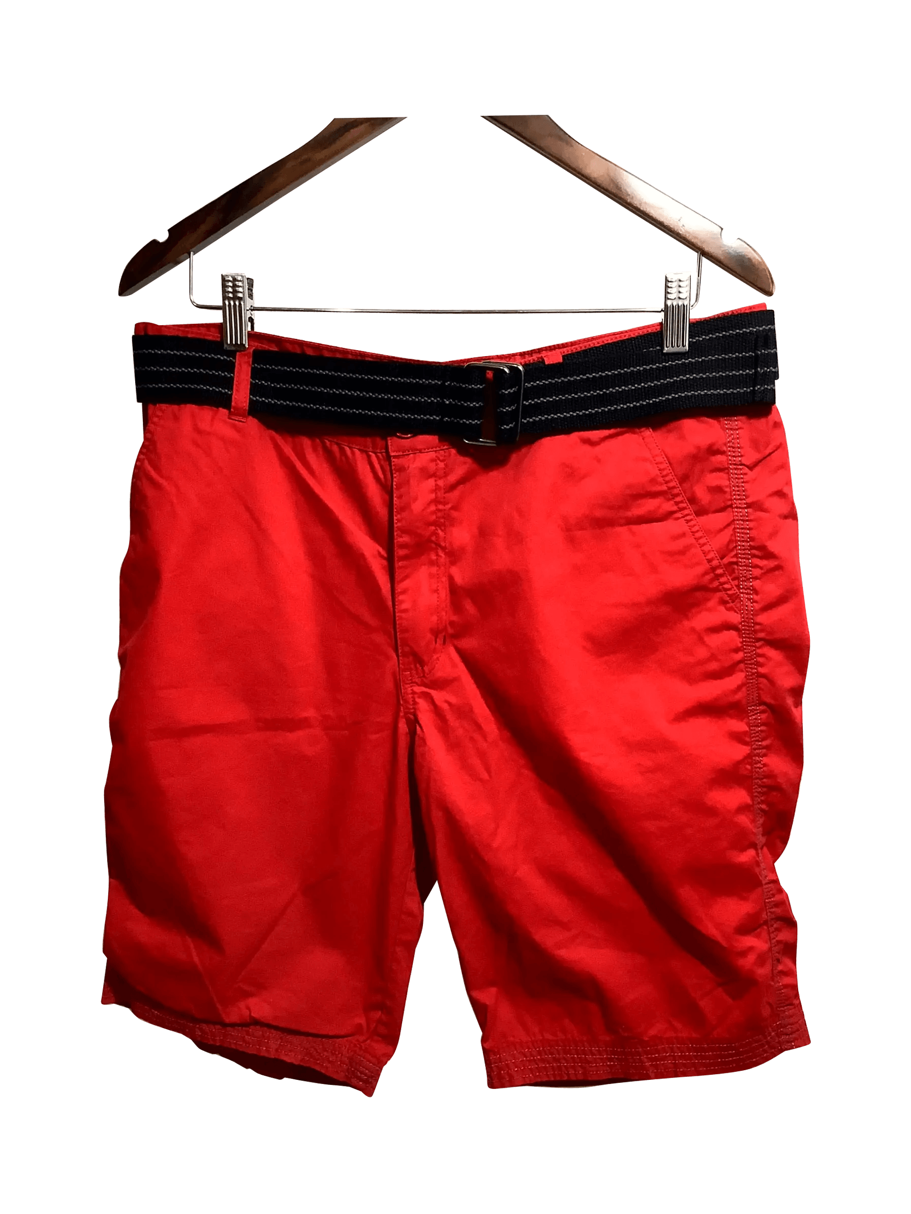 GUESS Stylish Regular Fit Red Pant Shorts - Size 34