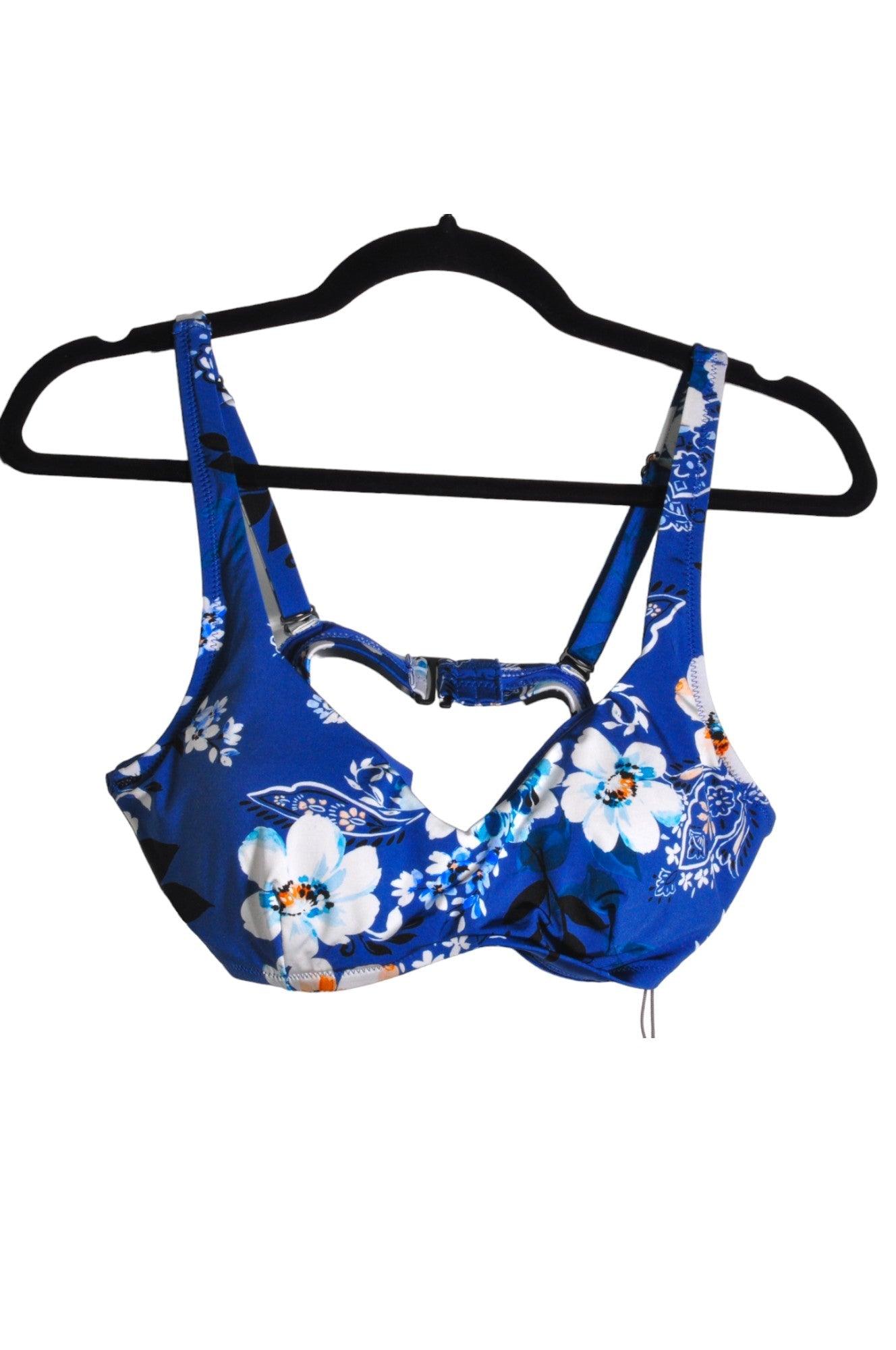 EVERYDAY SUNDAY Stylish Women's Blue Regular Fit Tankinis - Size 8