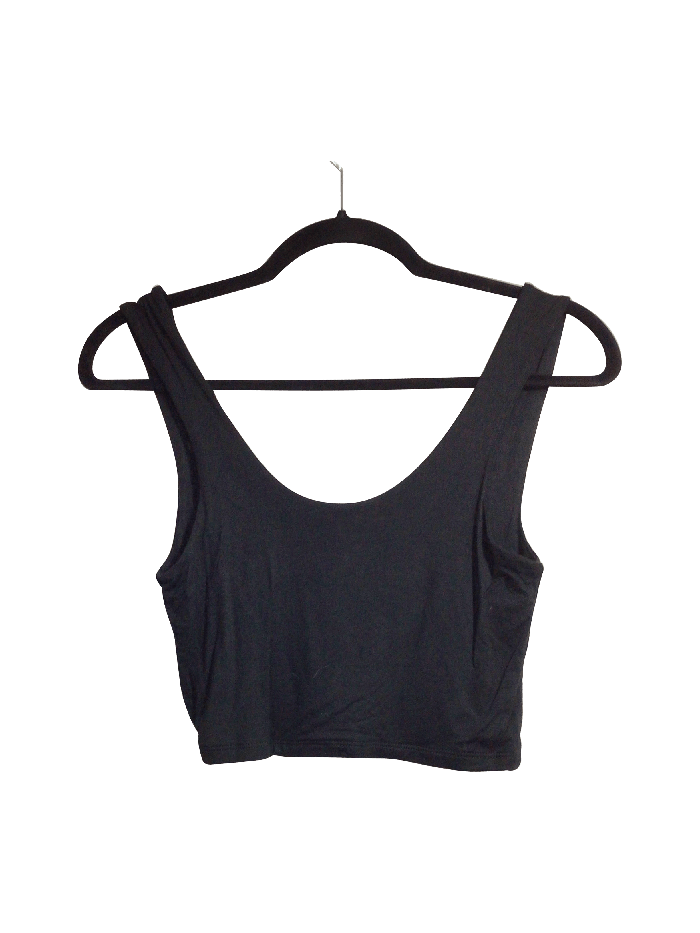 Stylish ADC Women's Black Regular Fit Crop Tops - Size S