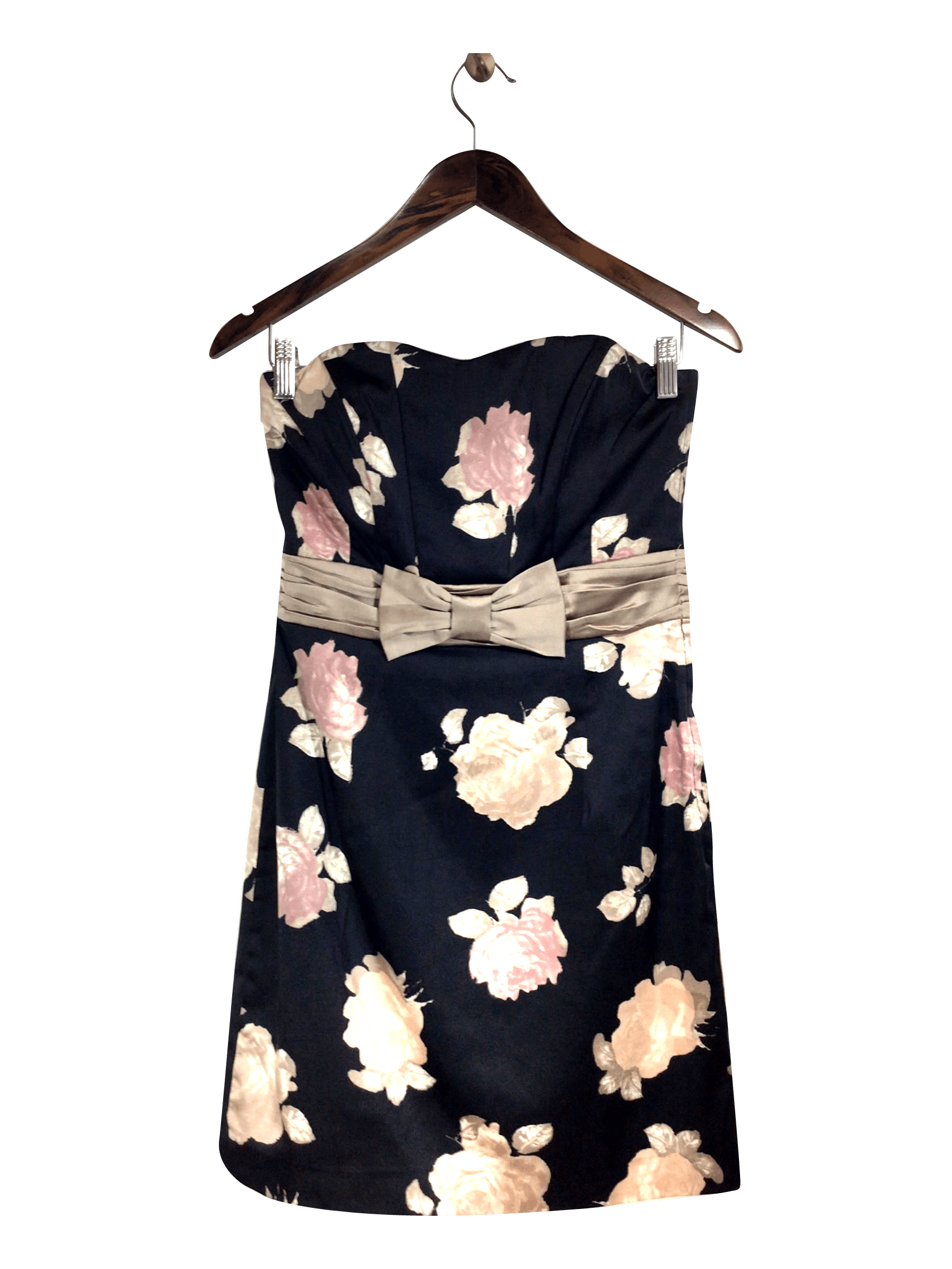 H&M Stylish Black Regular Fit Mini Dress - Size 8