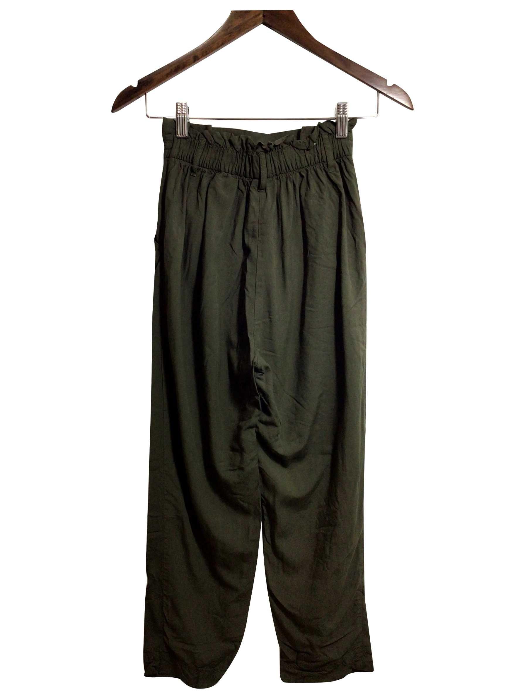 H&M Second Hand Regular Fit Green Pant - Size 2