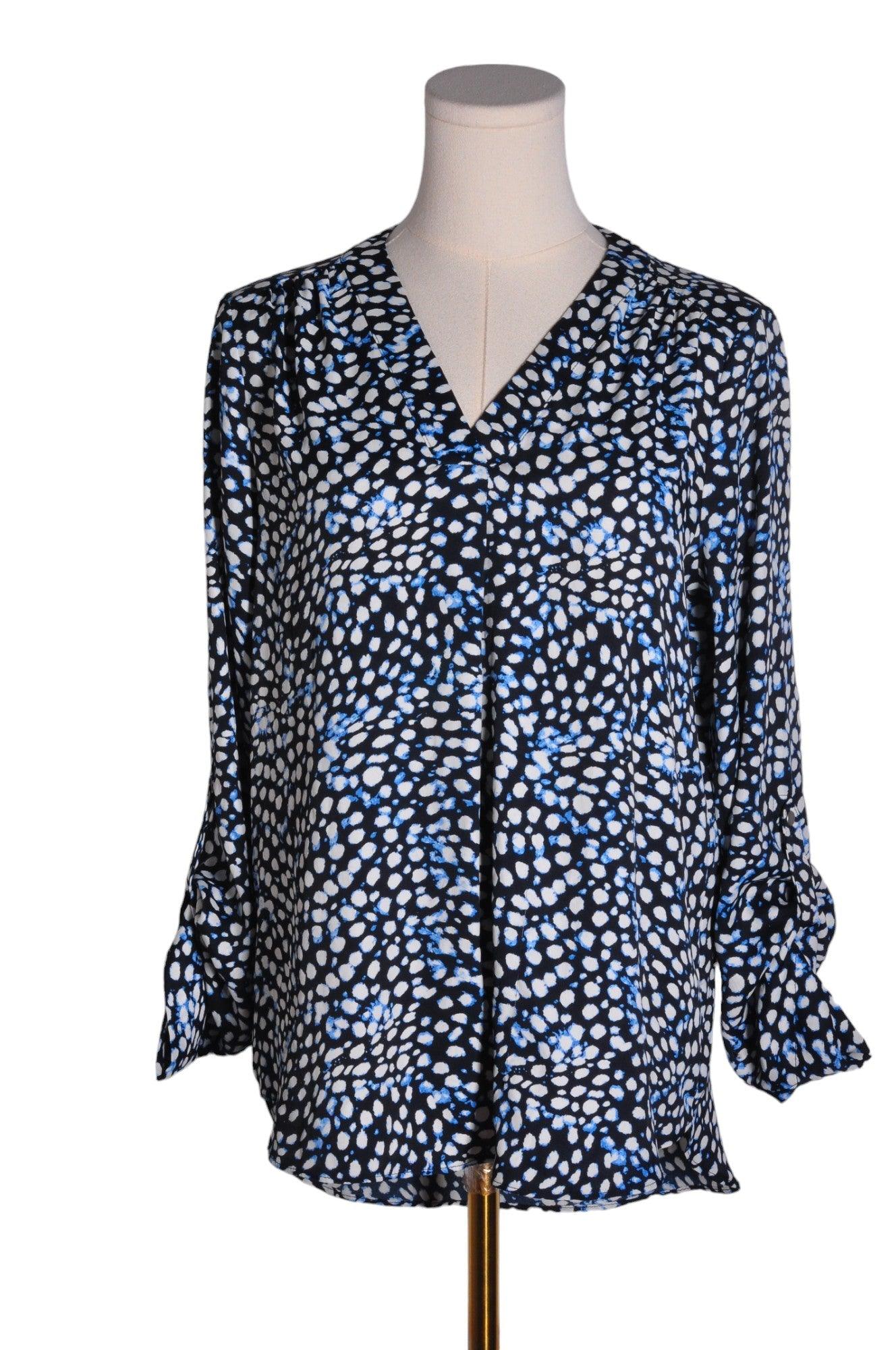 Stylish JONES NEW YORK Blue Regular Fit Women's Blouses - Size S