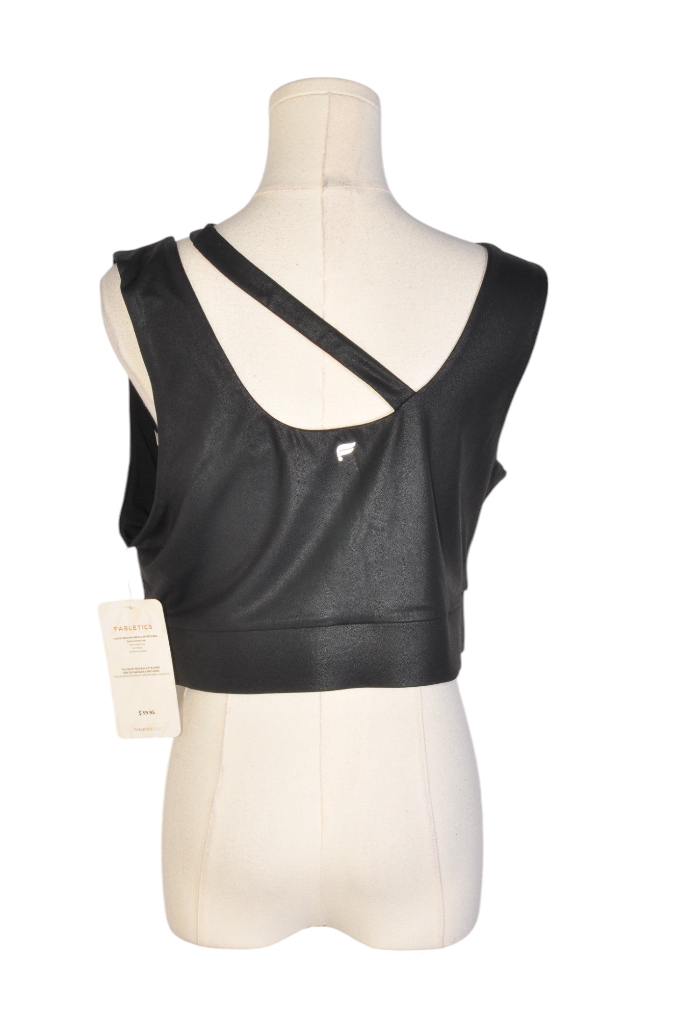 FABLETICS Stylish Women's Black XXL Regular Fit Crop Tops