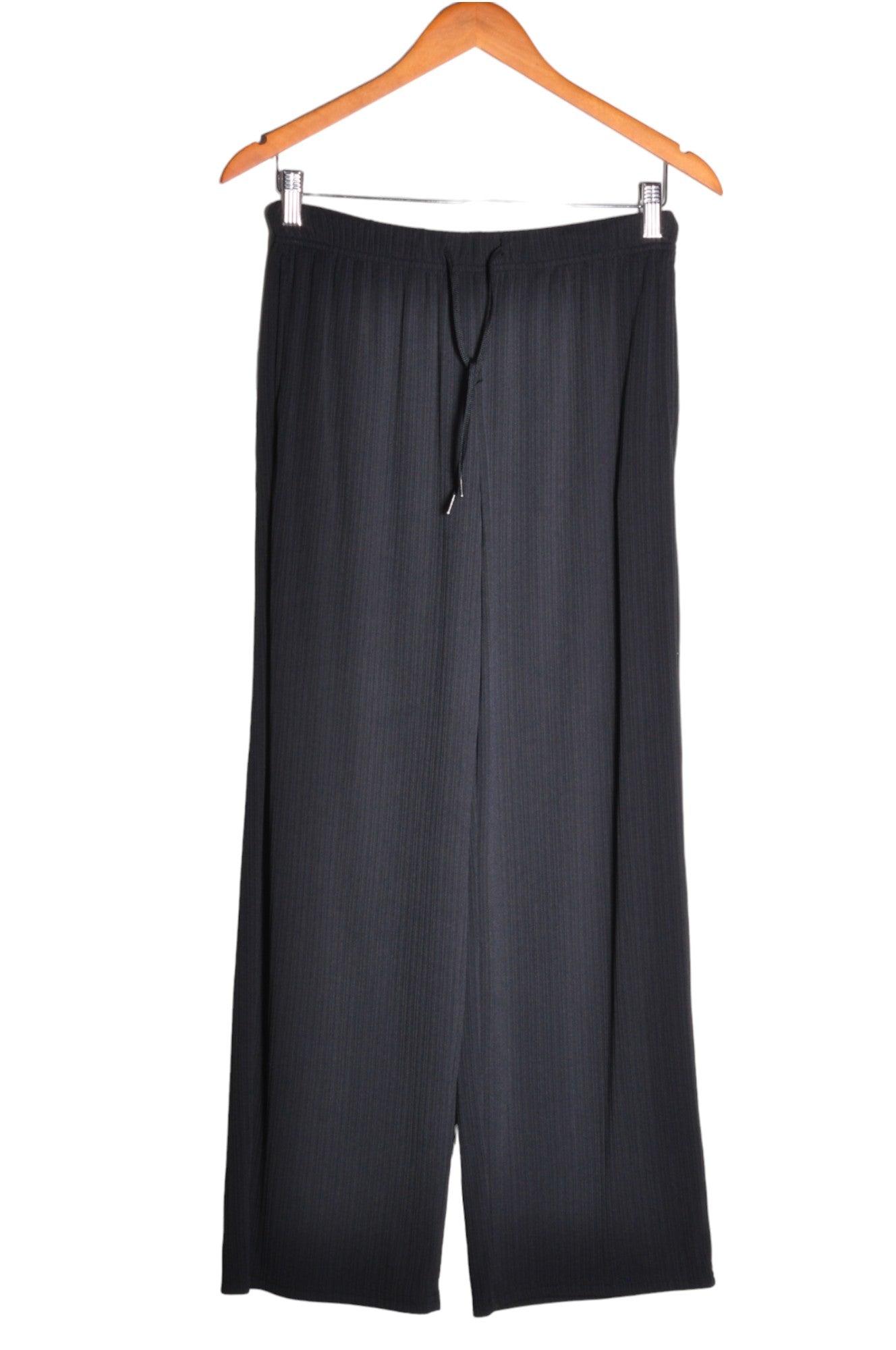 Stylish GU Women's Regular Fit Black Work Pants - Size M