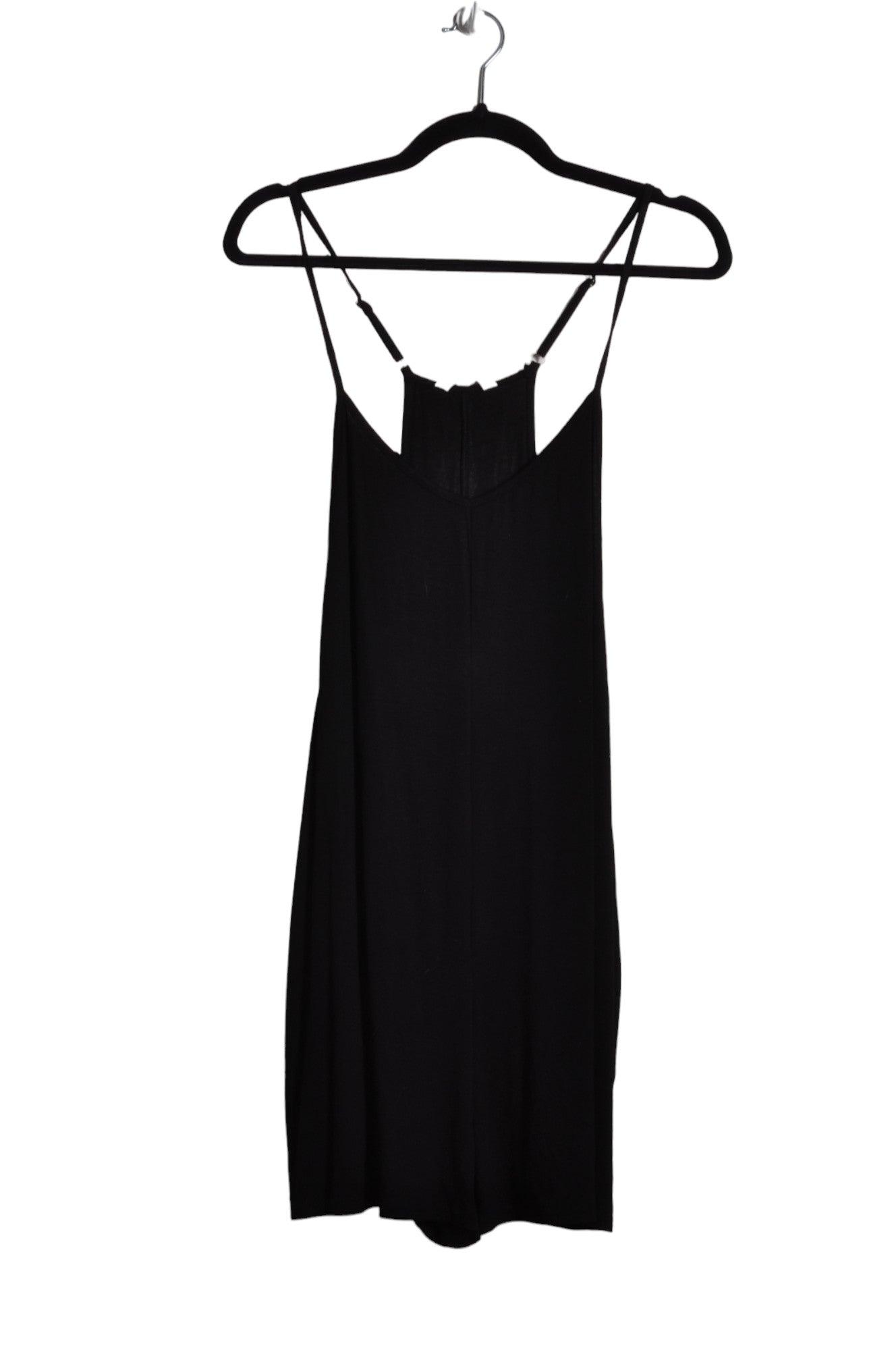 EKOUAER Stylish Women's Black Mini Dress - Regular Fit, Size M