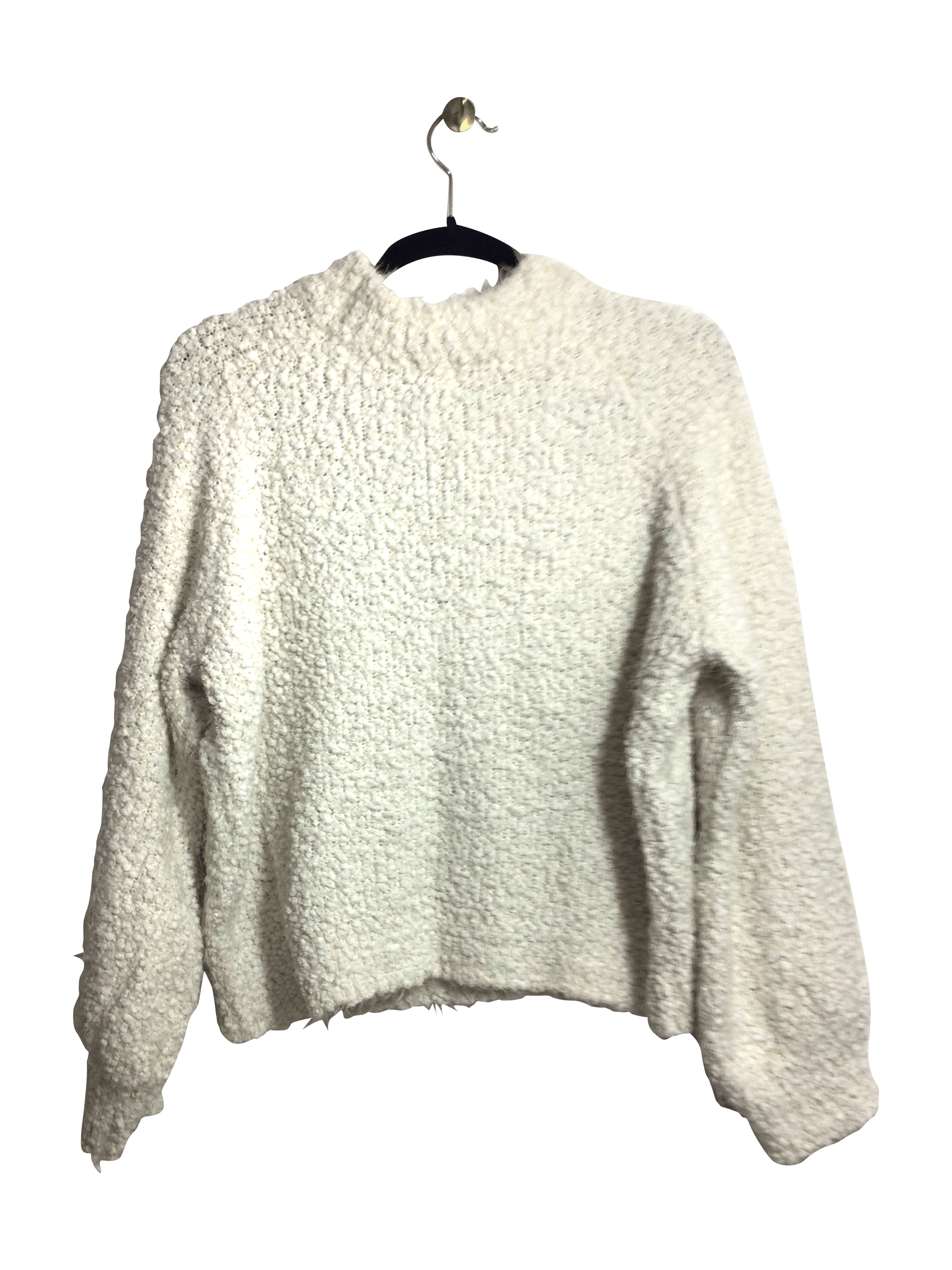 Stylish JOHN + JENN Women's White Knit Tops in Regular Fit - Size M