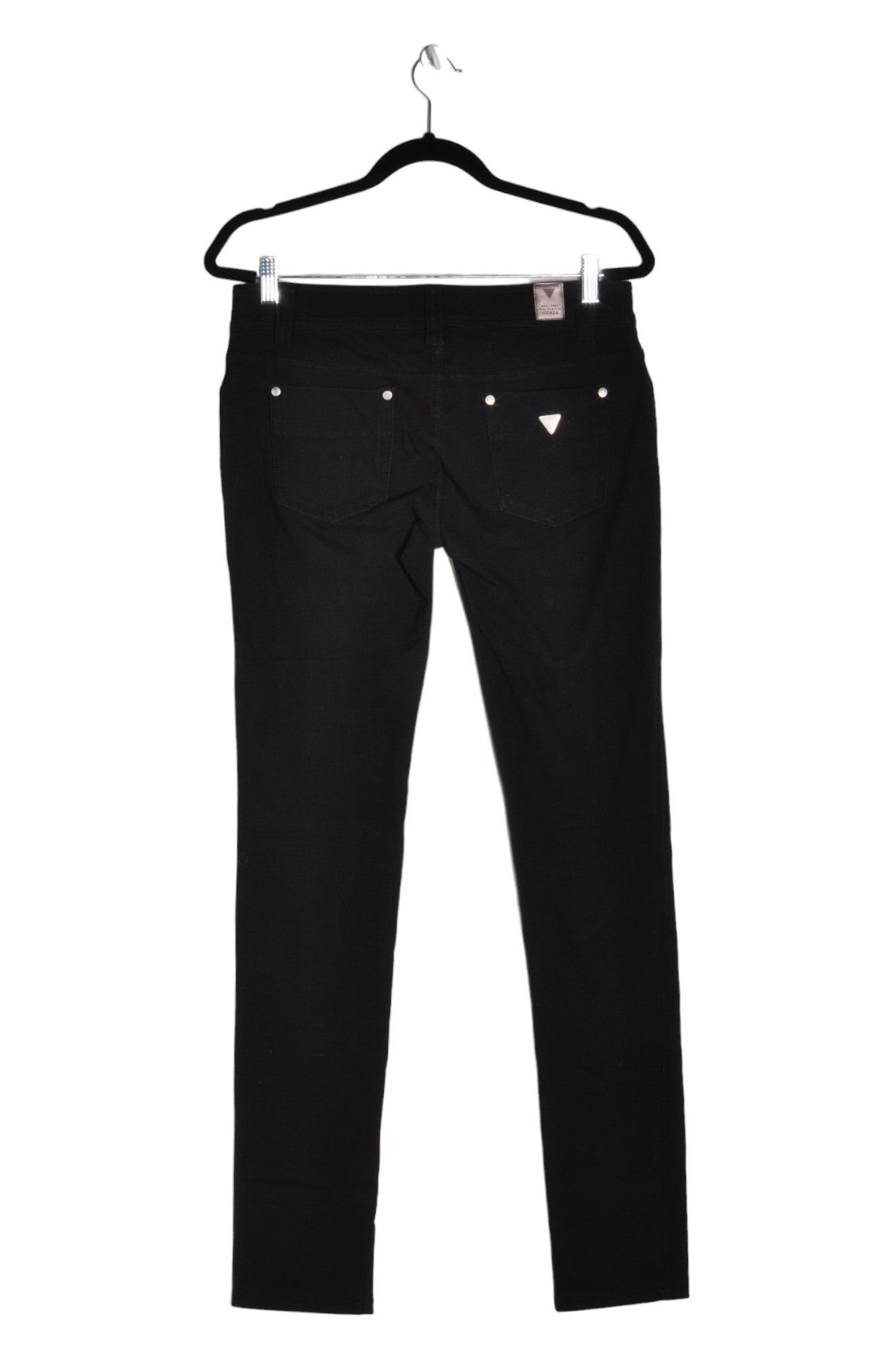 GUESS Stylish Women's Black Regular-Fit Straight-Legged Jeans - Size 29