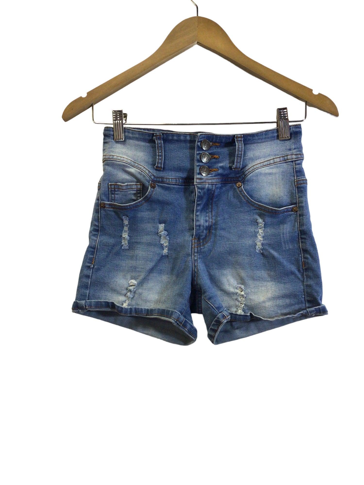 ARDENE Stylish Blue Regular-fit Women's Denim Shorts - Size 3