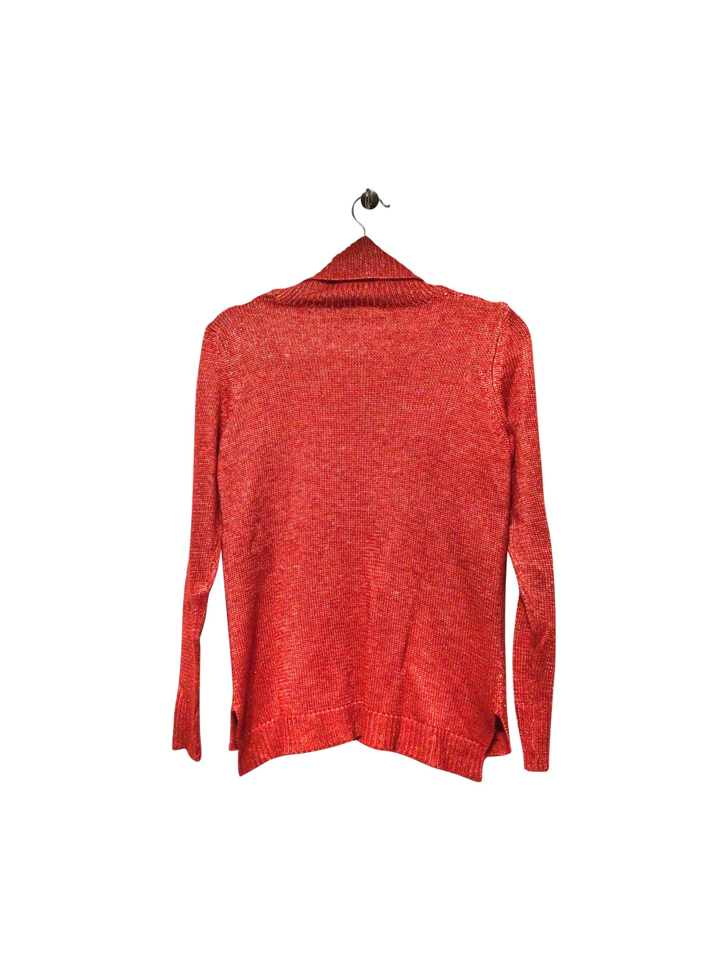 JOE FRESH Stylish Regular Fit Red Turtleneck Top - XS