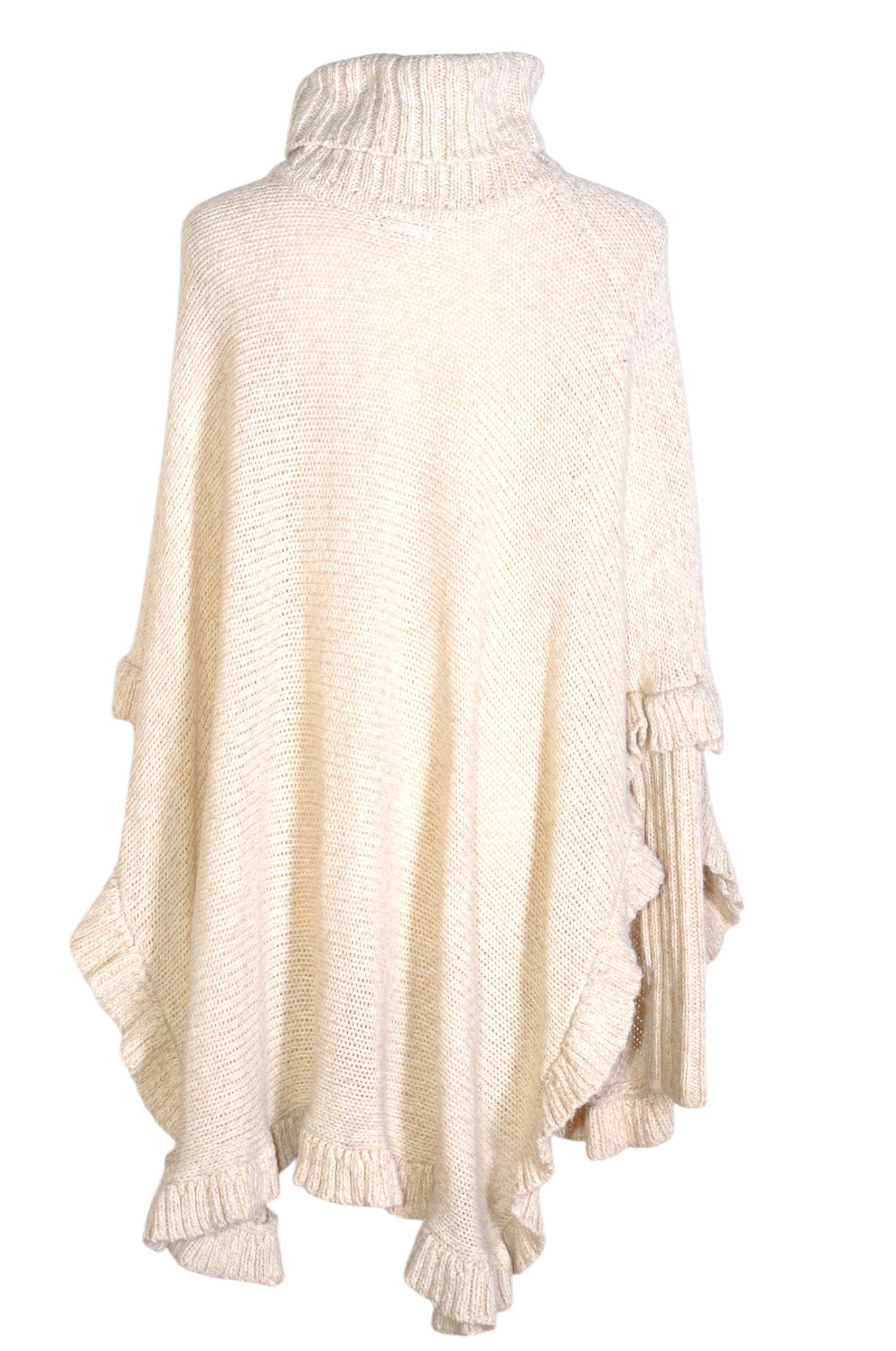 ARDENE Stylish Women's Beige Turtleneck Regular-Fit Tops - Size S