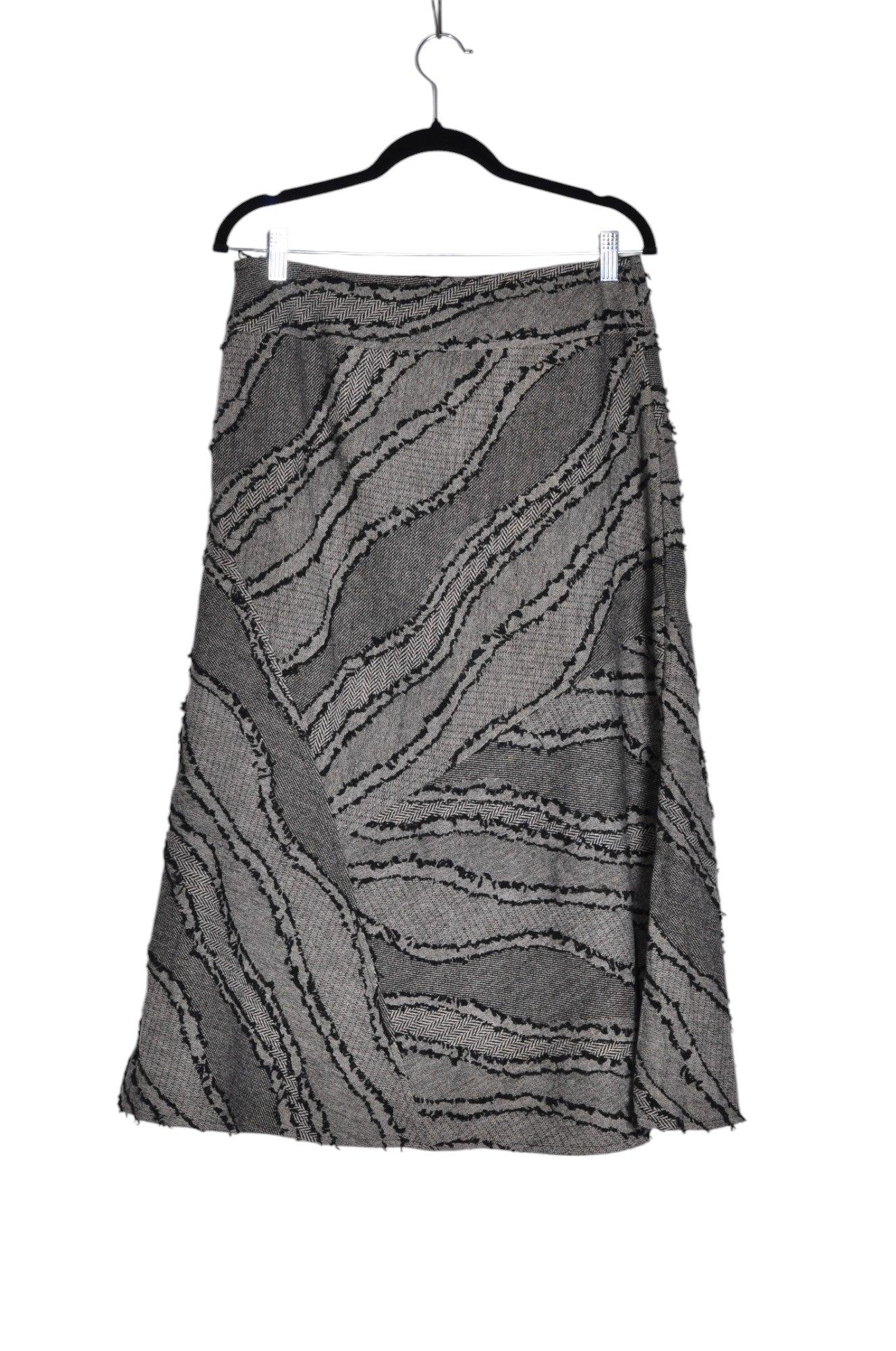 Stylish EMOTIONS Women's Gray Regular Fit A-Line Skirt - Size 9