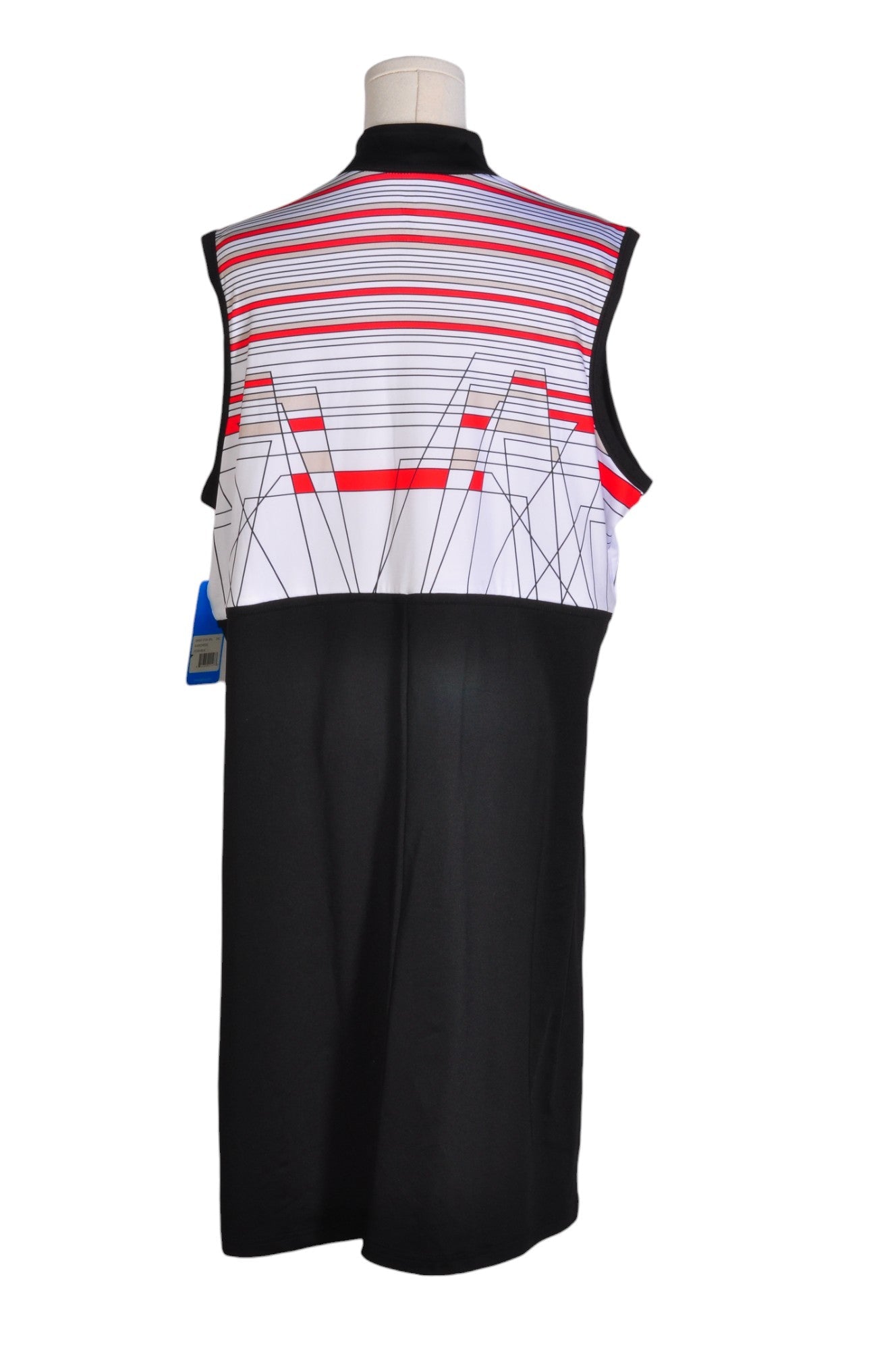 GGBLUE Stylish Women's Drop Waist Black XXL Regular Fit Dress