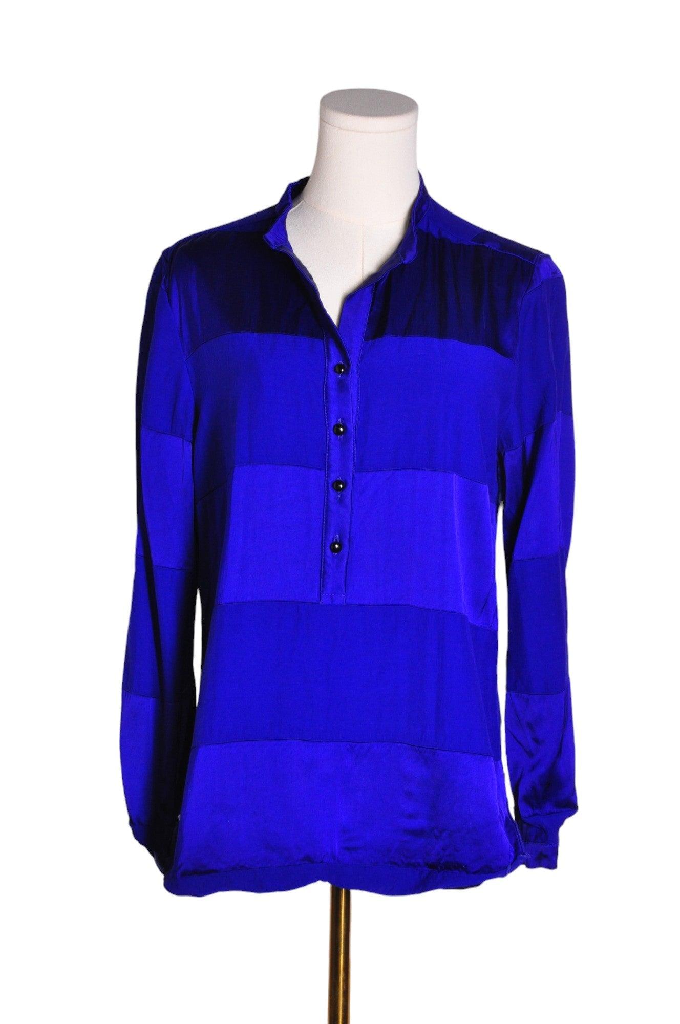 ETIENNE AIGNER Stylish Women's Blue Regular Fit Long - Sleeve T - Shirt in Size L